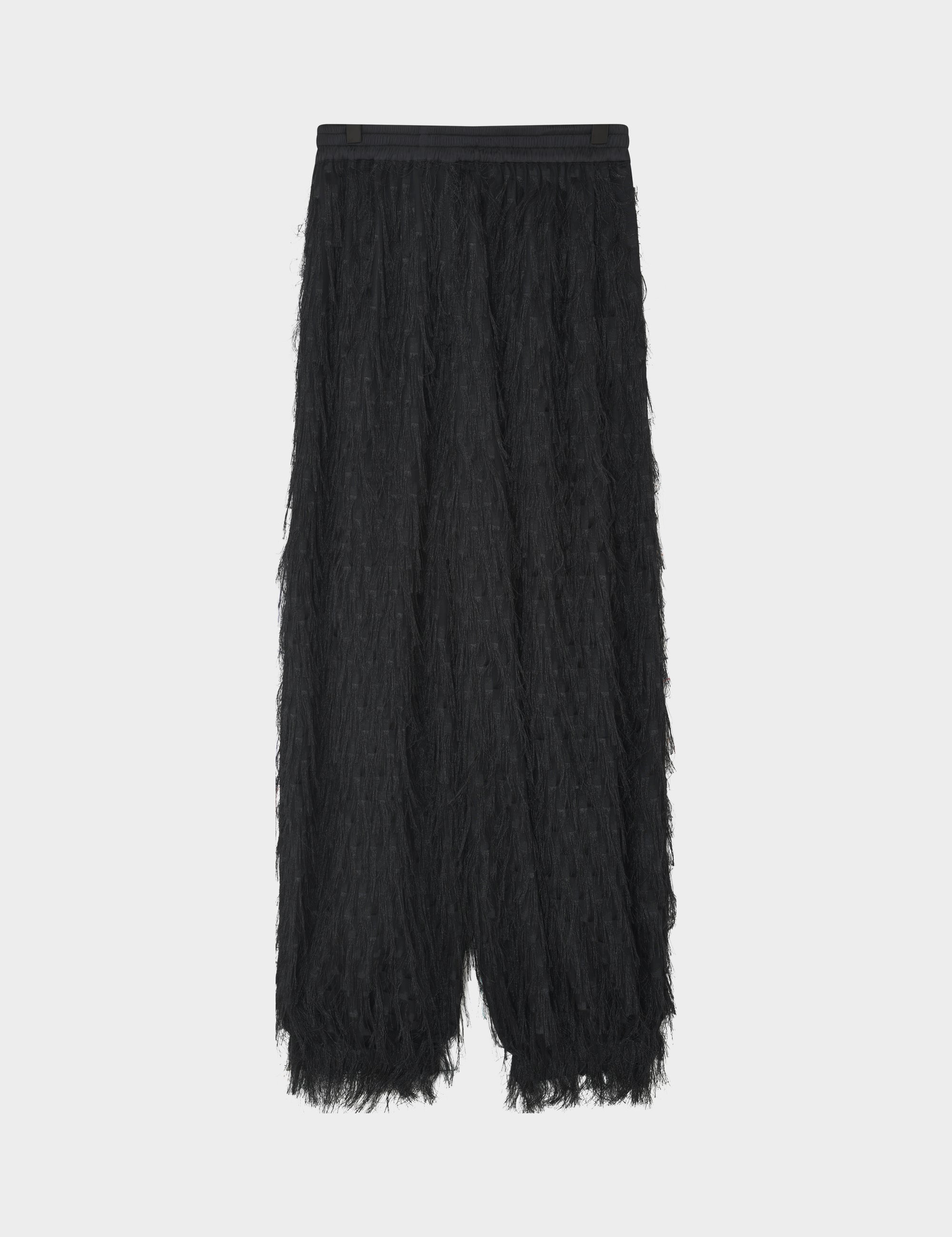 2NDDAY 2ND Caleb - Textured Fringe - Bukser Bukser 190303 Black