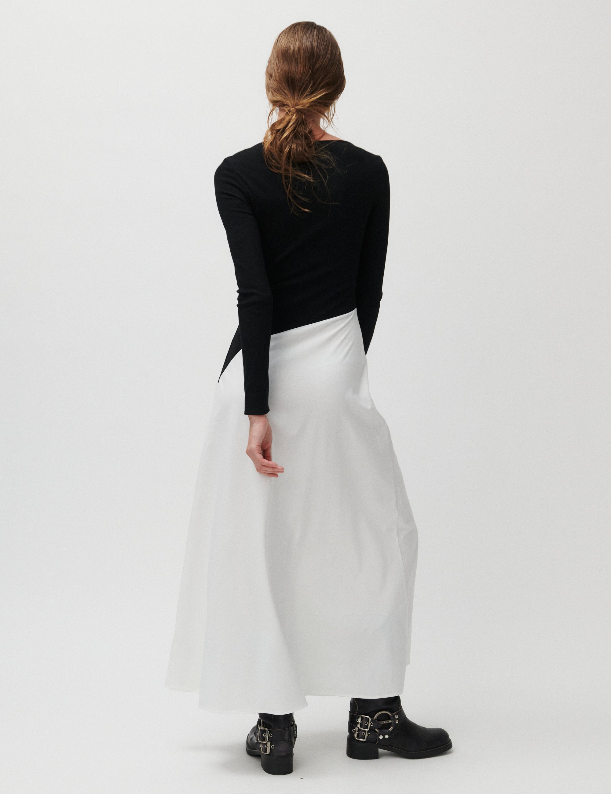 2NDDAY 2ND Carmen - Cotton Jersey Mix Kjole 190303 Black