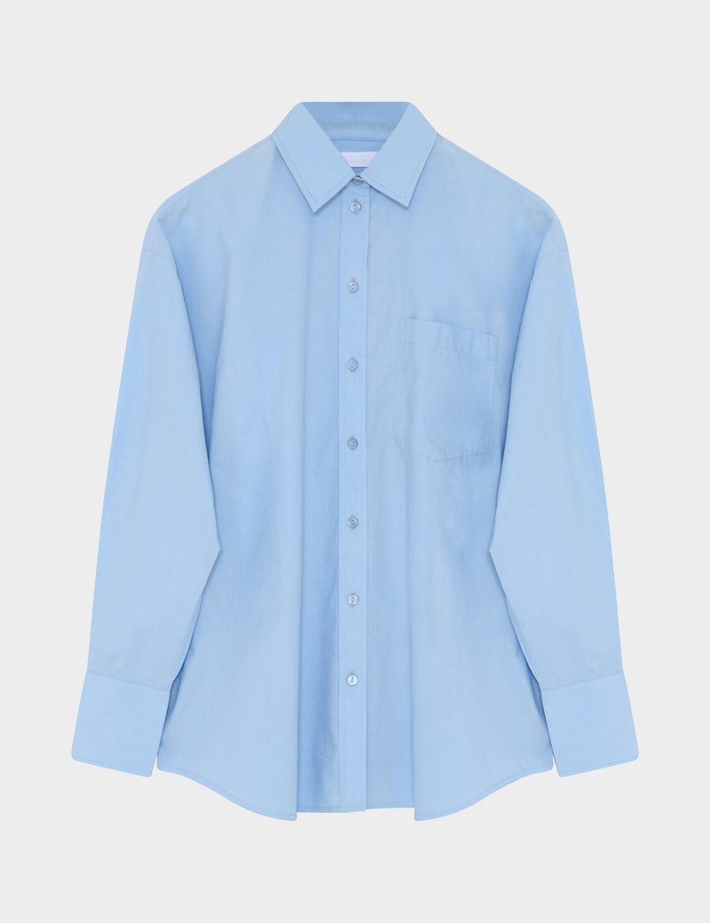 2NDDAY 2ND Didier TT - Cotton Delight Shirts & Blouses 144122 Airy Blue