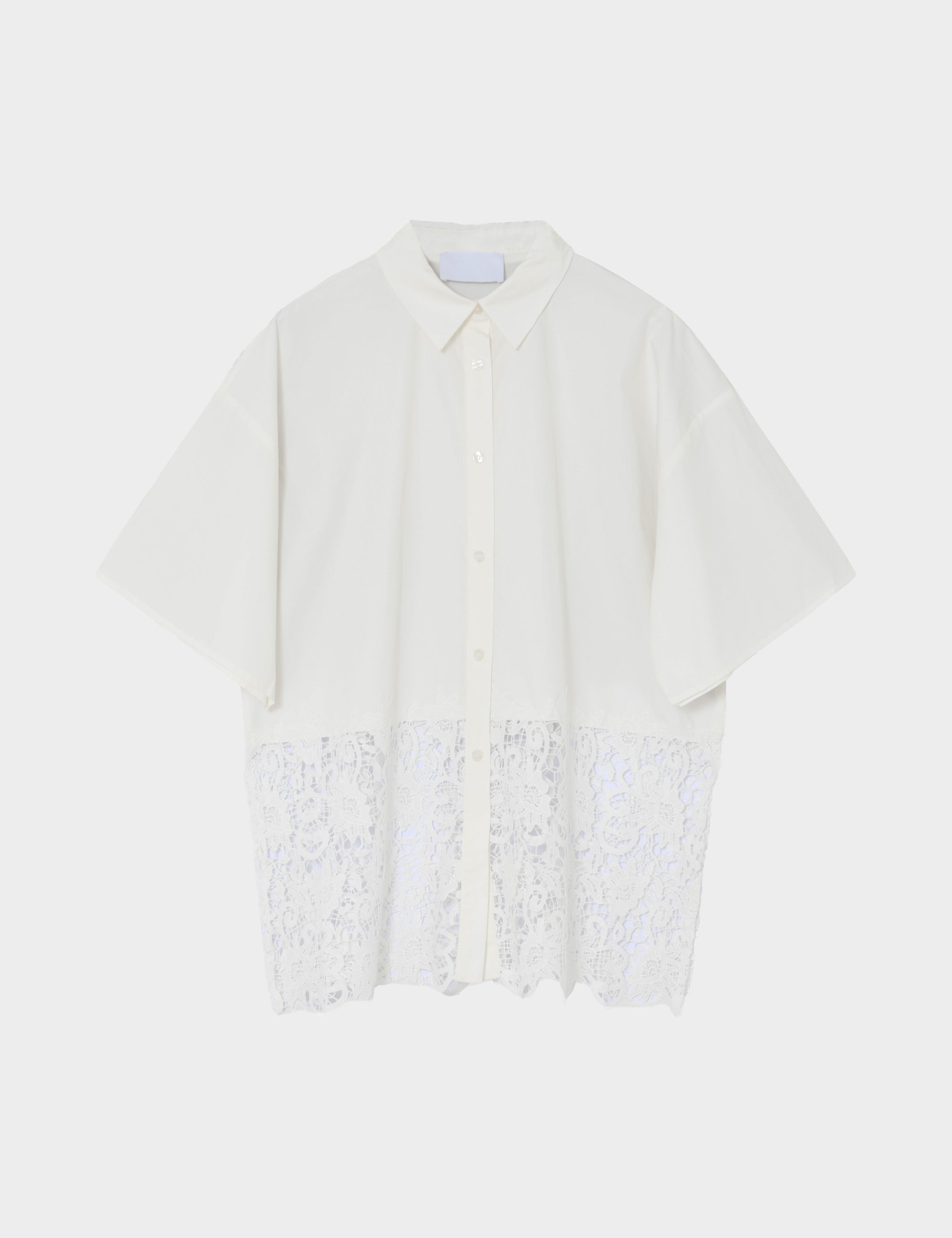 2NDDAY 2ND Edith - Cotton lace - Skjorte Bluse 111001 WHITE ALYSSUM