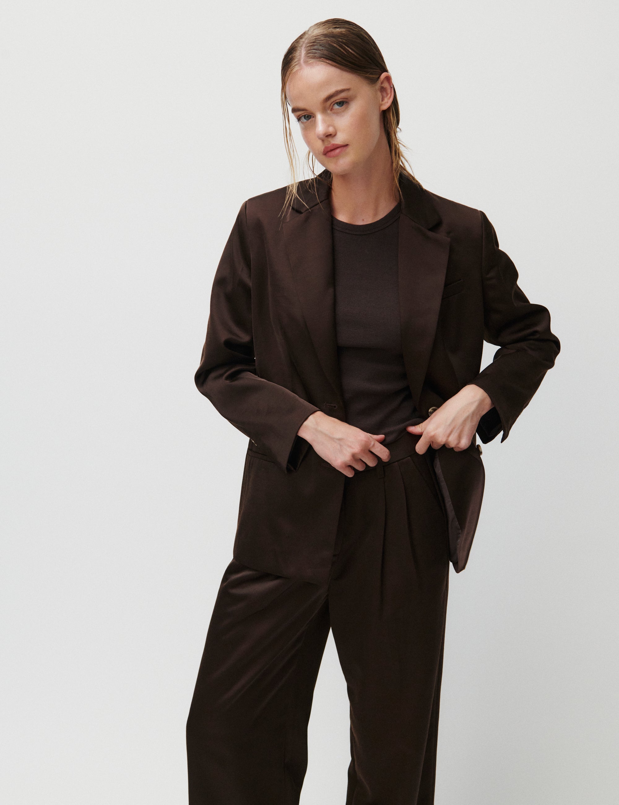 2NDDAY 2ND Harrum - Shiny suiting Blazer 191016 JAVA