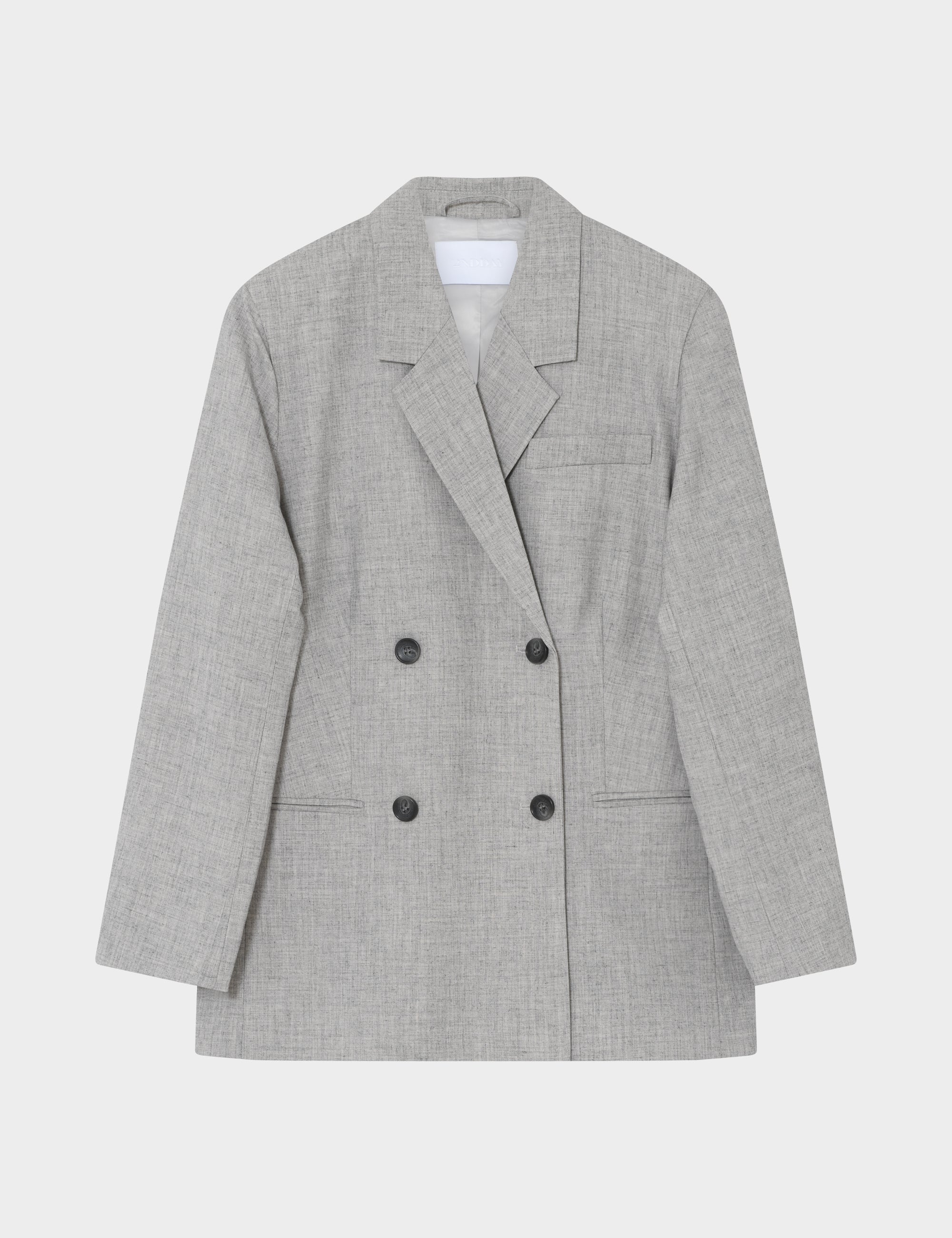 2NDDAY 2ND Herman - Grey suiting Blazer 154101 High-rise