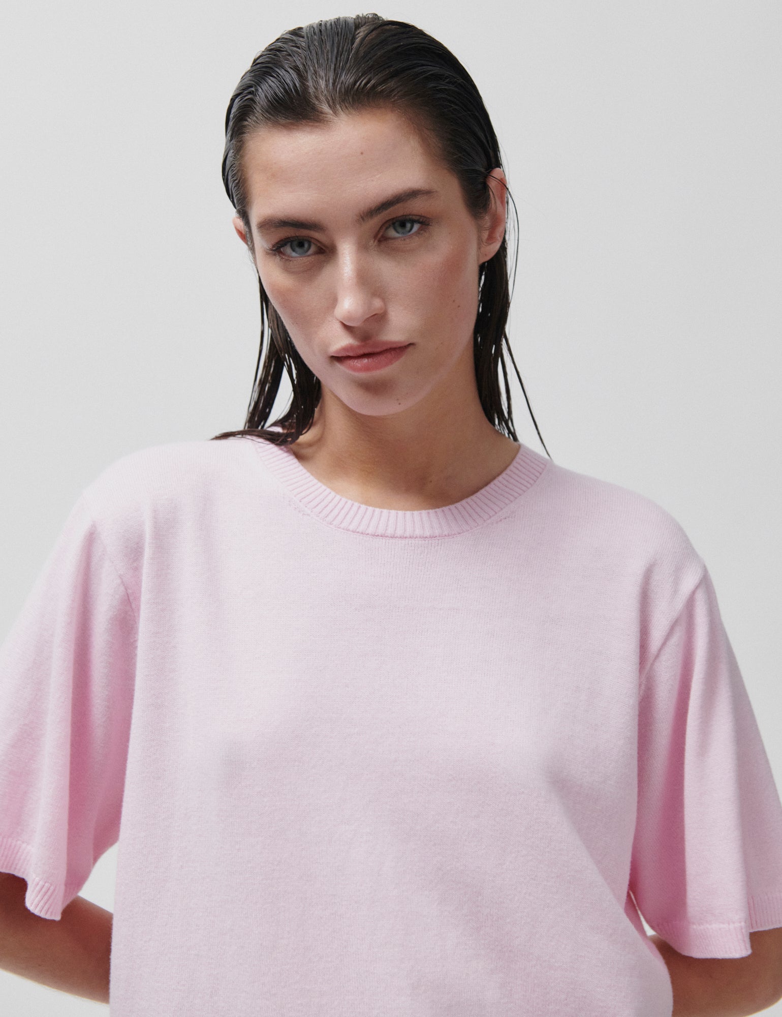 2NDDAY 2ND Ingrid - Soft Wool Blend Tops & T-Shirts 133207 Cherry Blossom