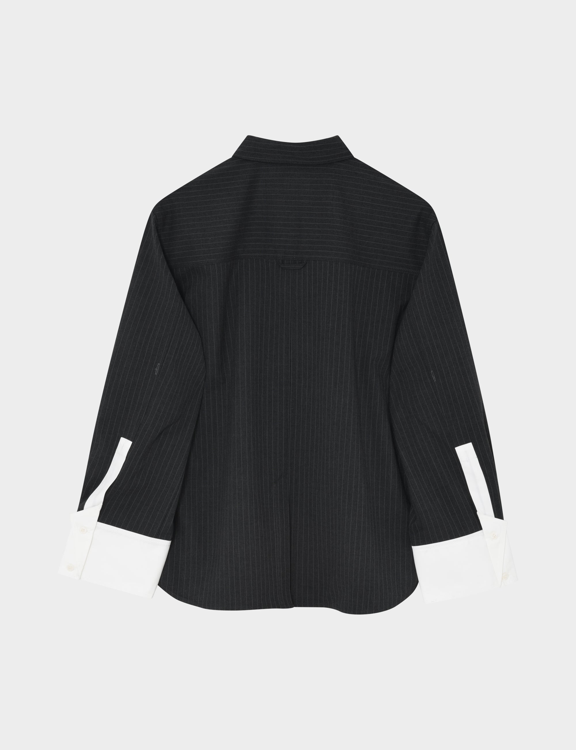 2NDDAY 2ND Ishii - Yarn Dye Suiting - Skjorte Bluse 194205 Phantom