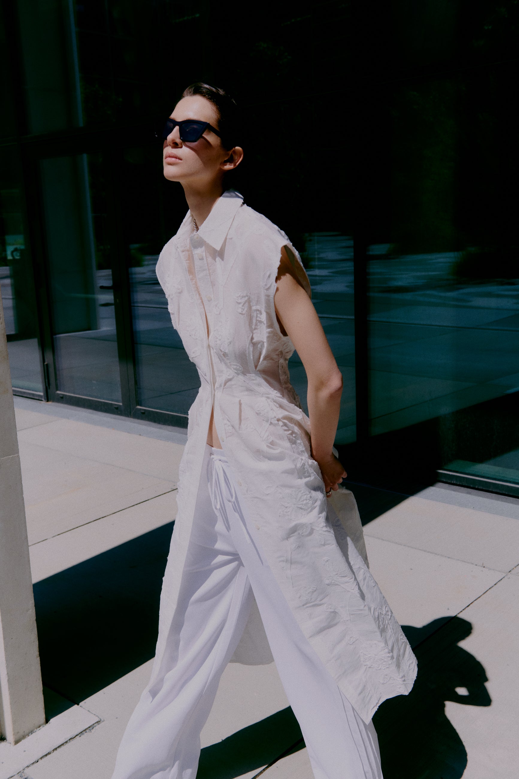 2NDDAY 2ND Jamie - Crisp Summer Shirting Kjole 153919 Serenity