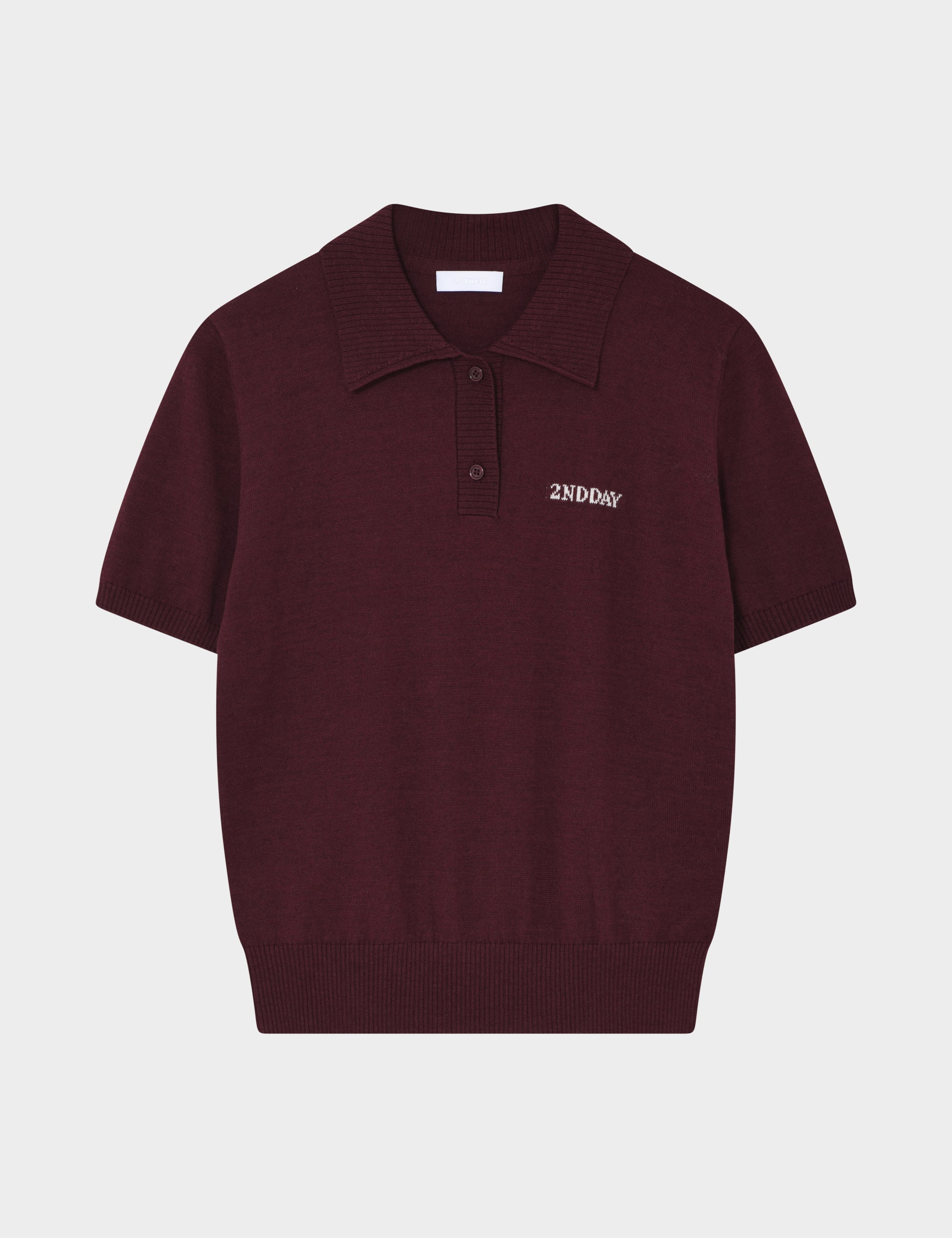 2NDDAY 2ND Jean - Soft Wool Blend Tops & T-Shirts 09016 Catawba Grape
