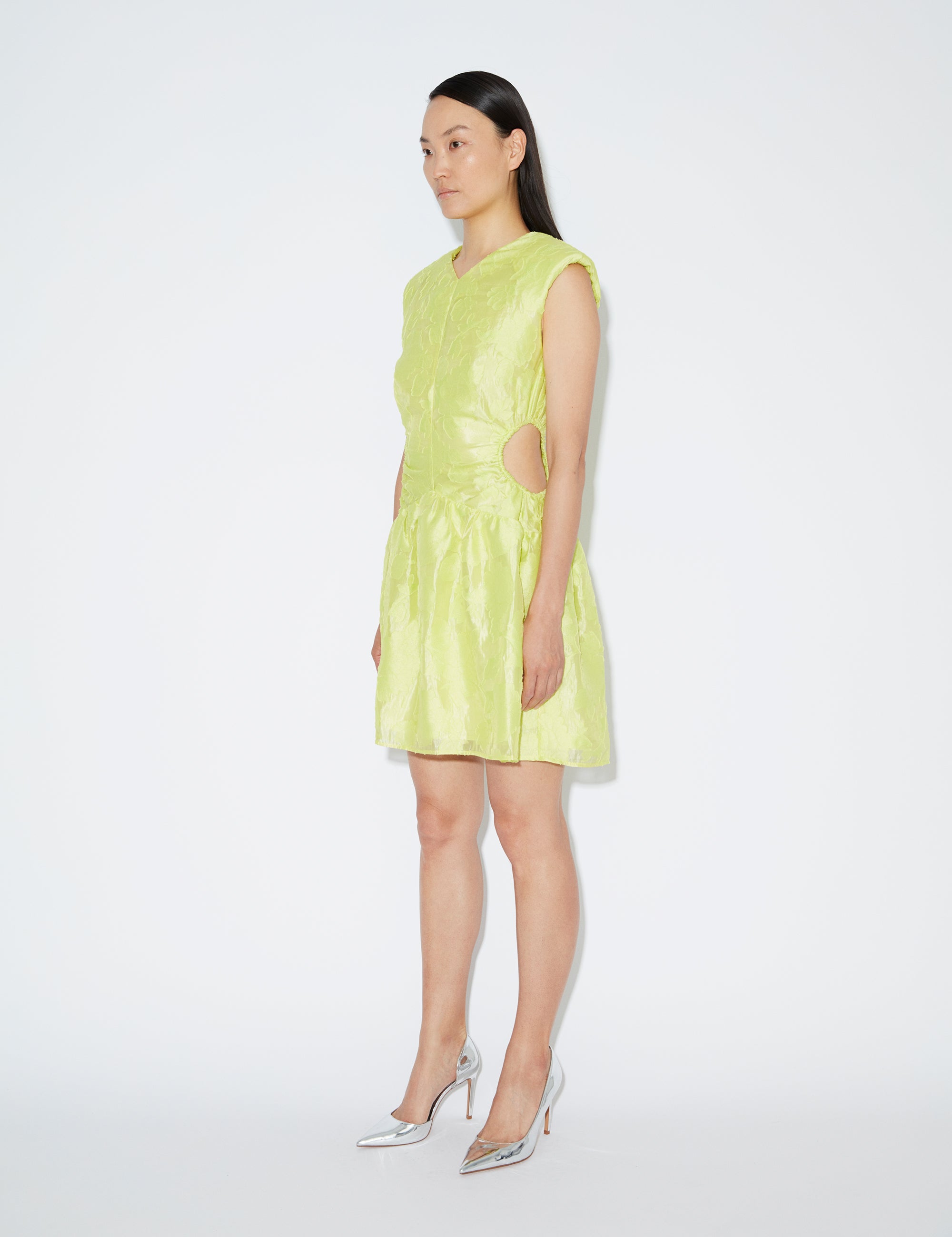 2NDDAY 2ND Kit - Sheer Texture Dress 120435 Daiquiri Green