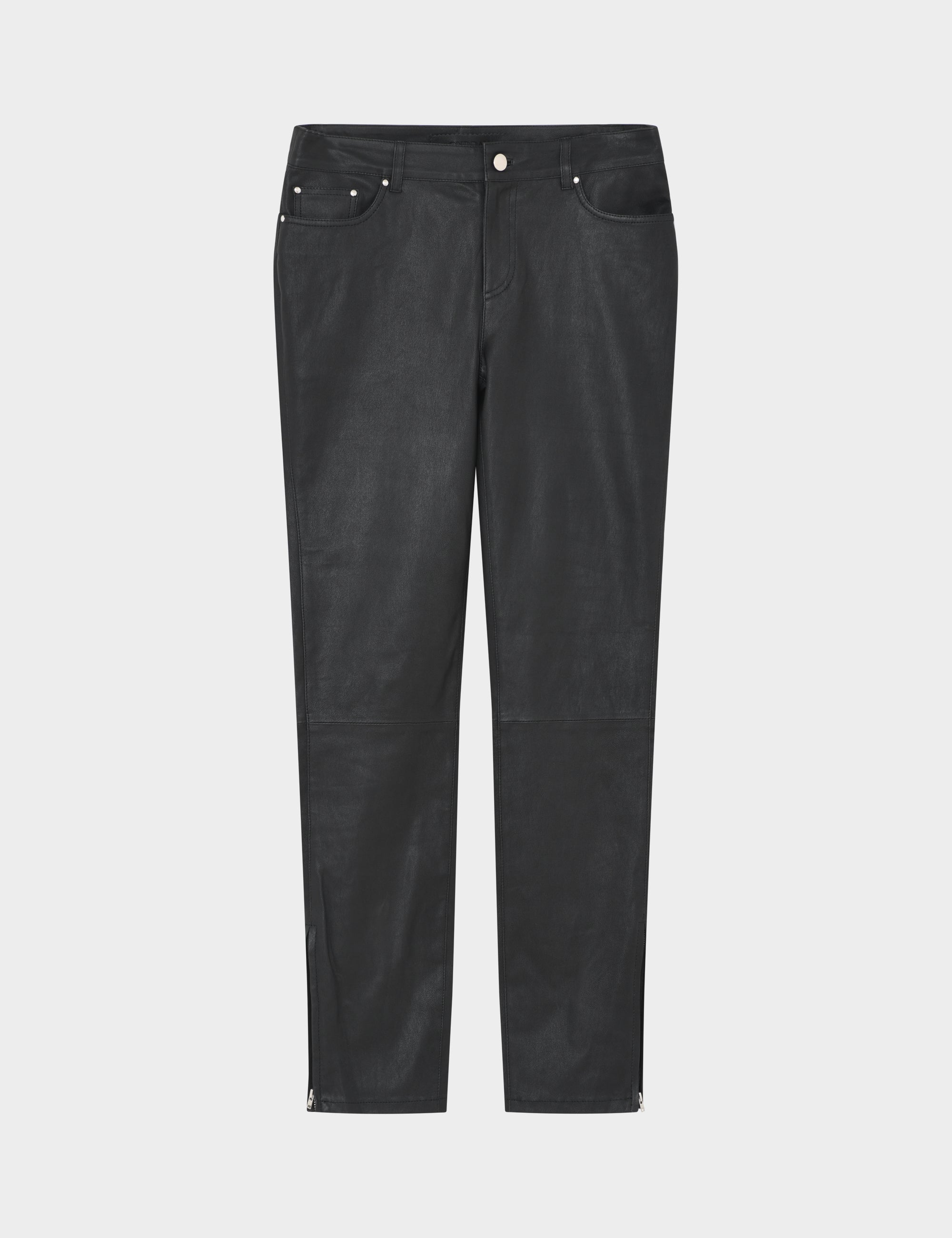 2NDDAY 2ND Liljan - Refined Stretch Leather - Bukser Bukser 190303 Black