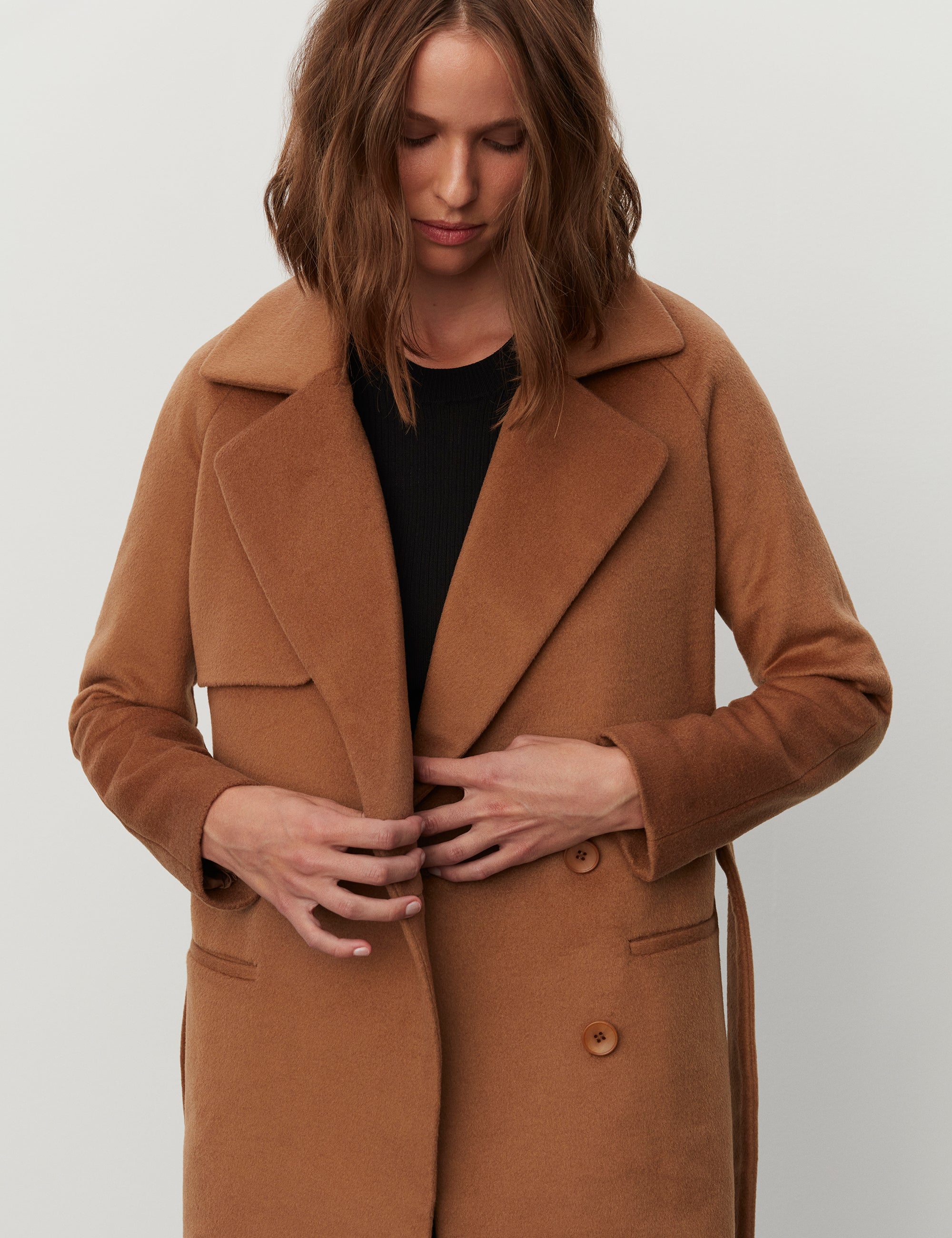 2NDDAY 2ND Livia Frakke Coats 10004 Golden Camel