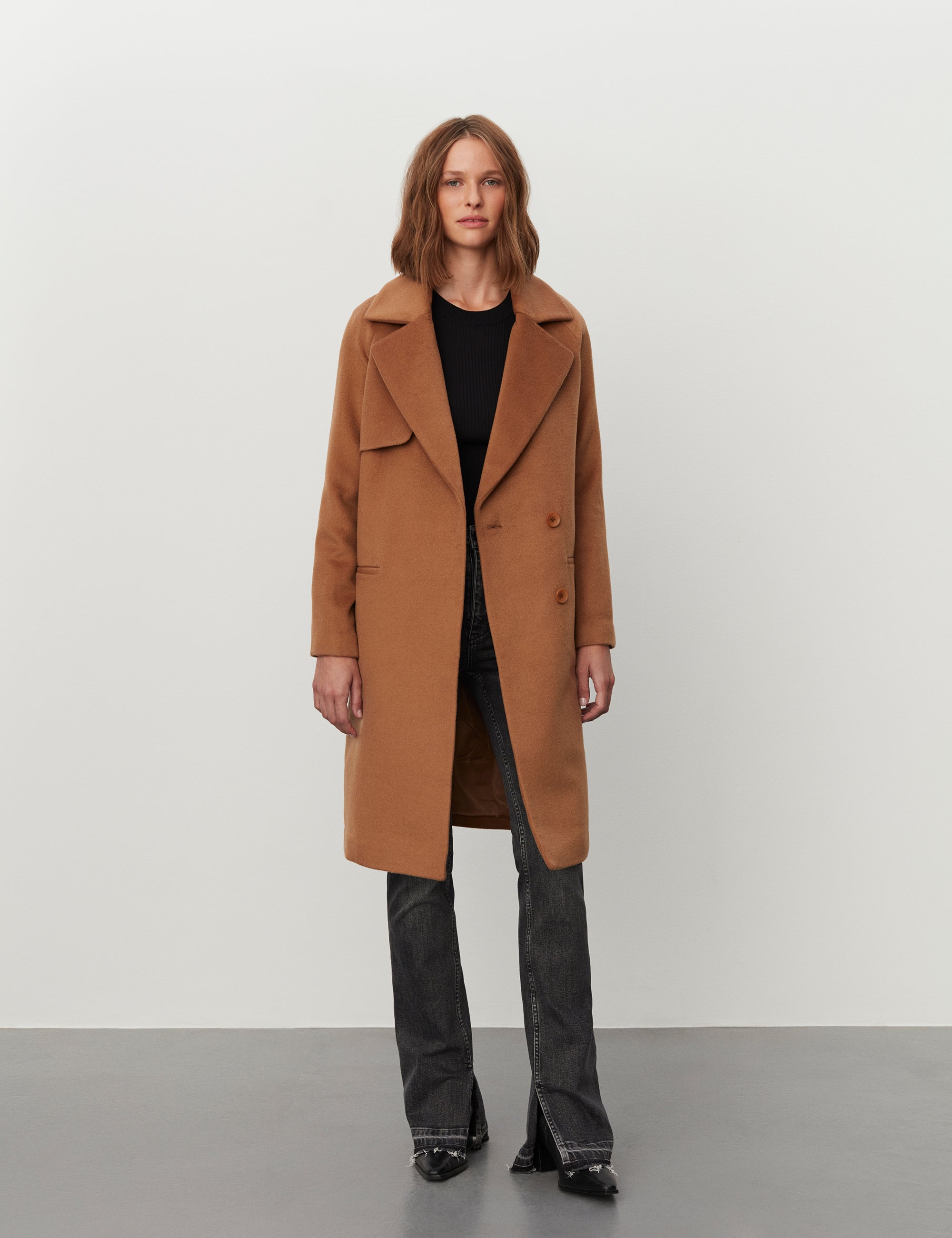 2NDDAY 2ND Livia Frakke Coats 10004 Golden Camel