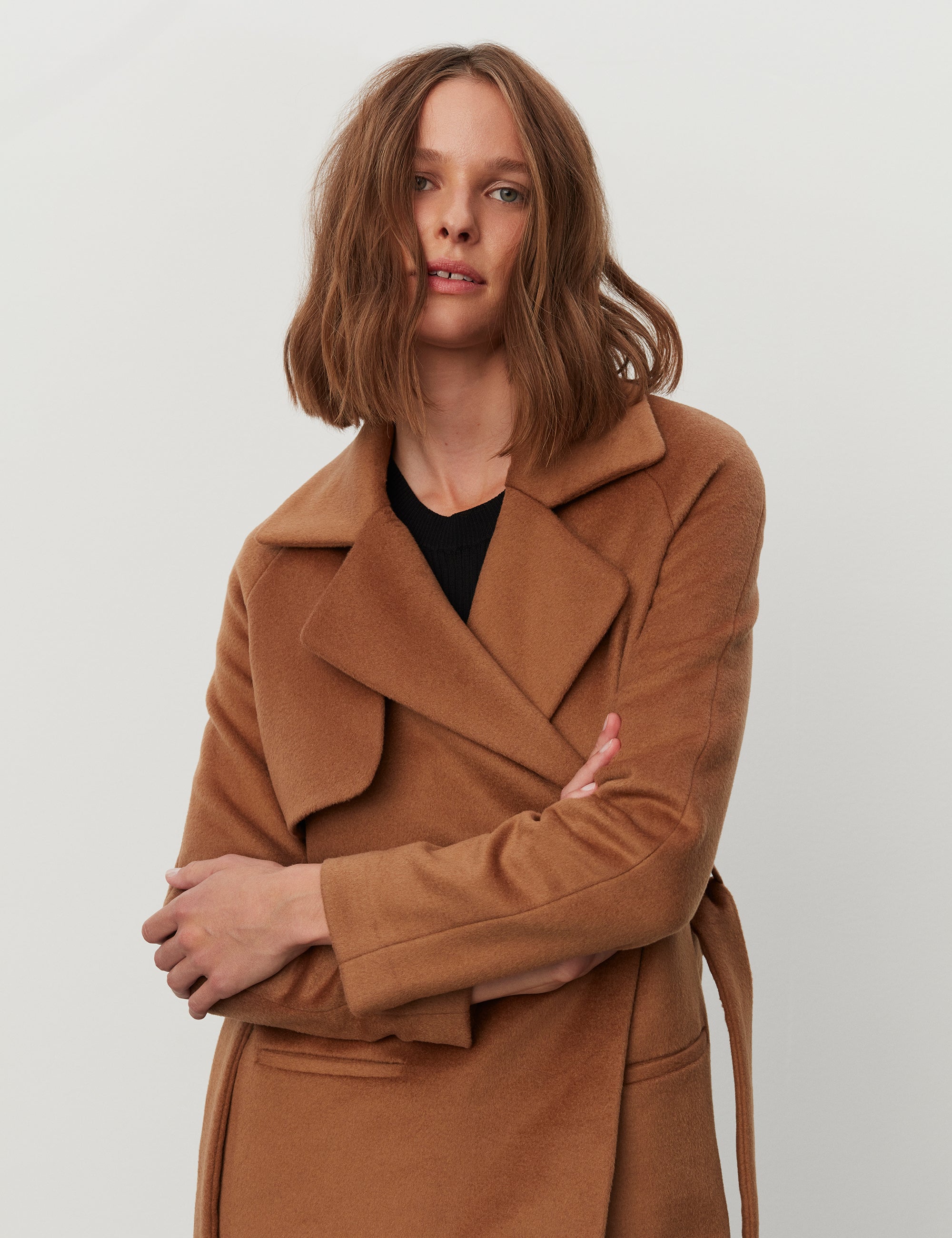 2NDDAY 2ND Livia Frakke Coats 10004 Golden Camel