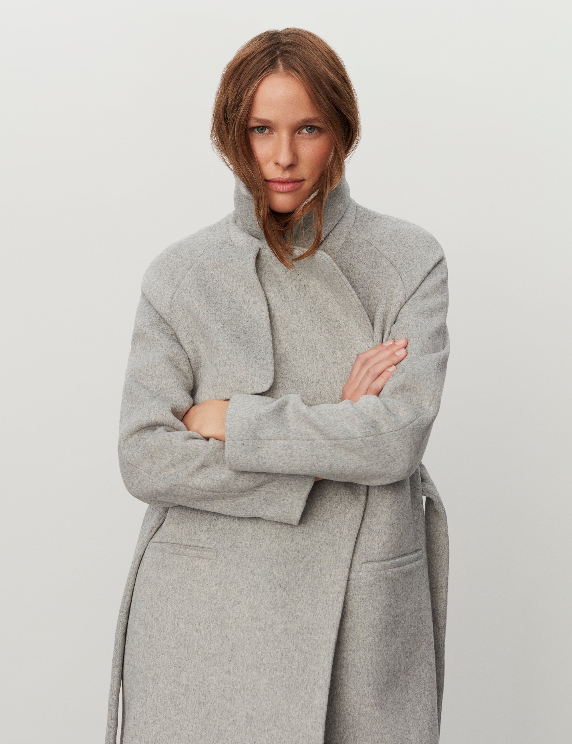 2NDDAY 2ND Livia Frakke Coats 11990 Light Grey Mel.