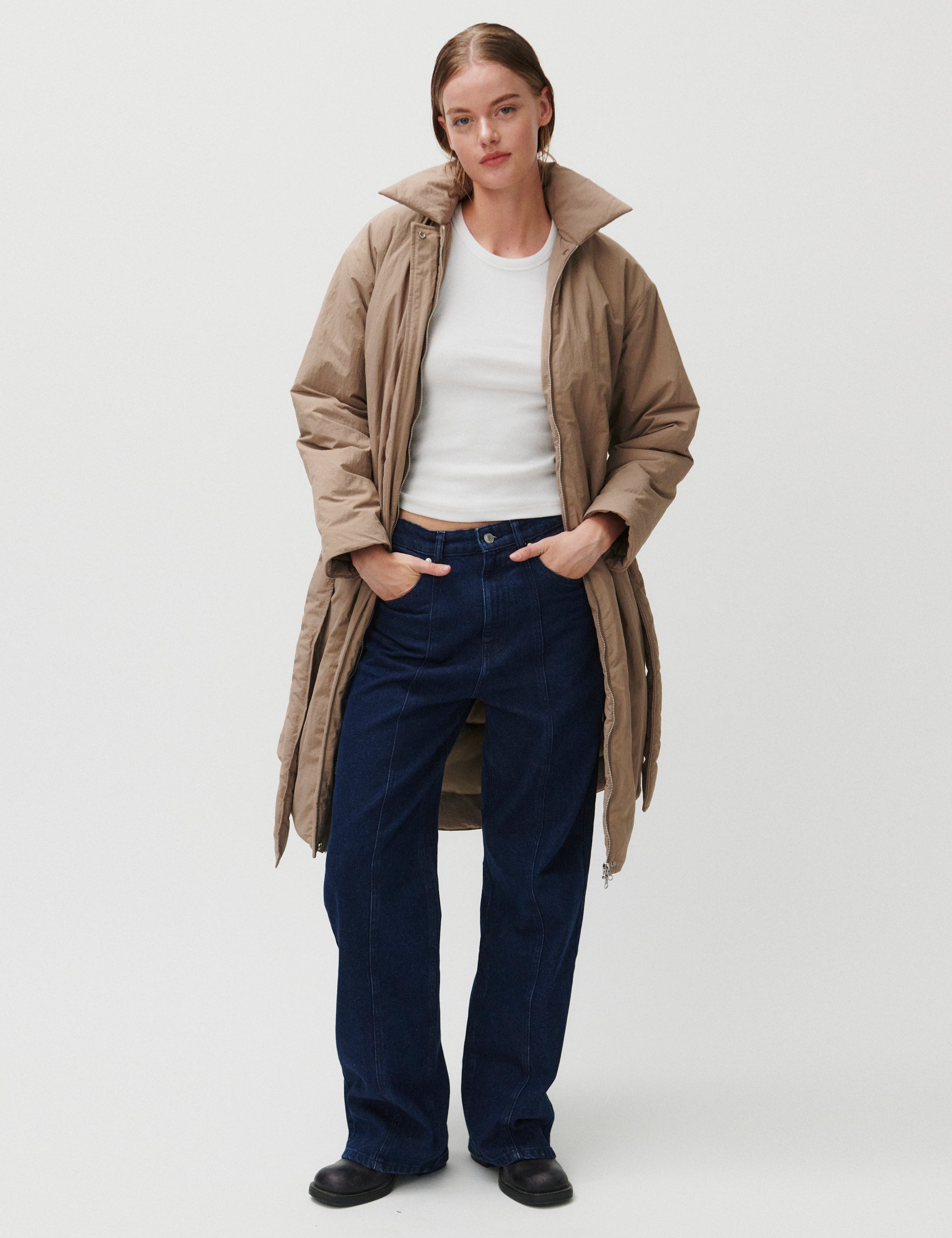 2NDDAY 2ND Loran - Refined Tech Coats & Jackets 170808 Taupe Gray