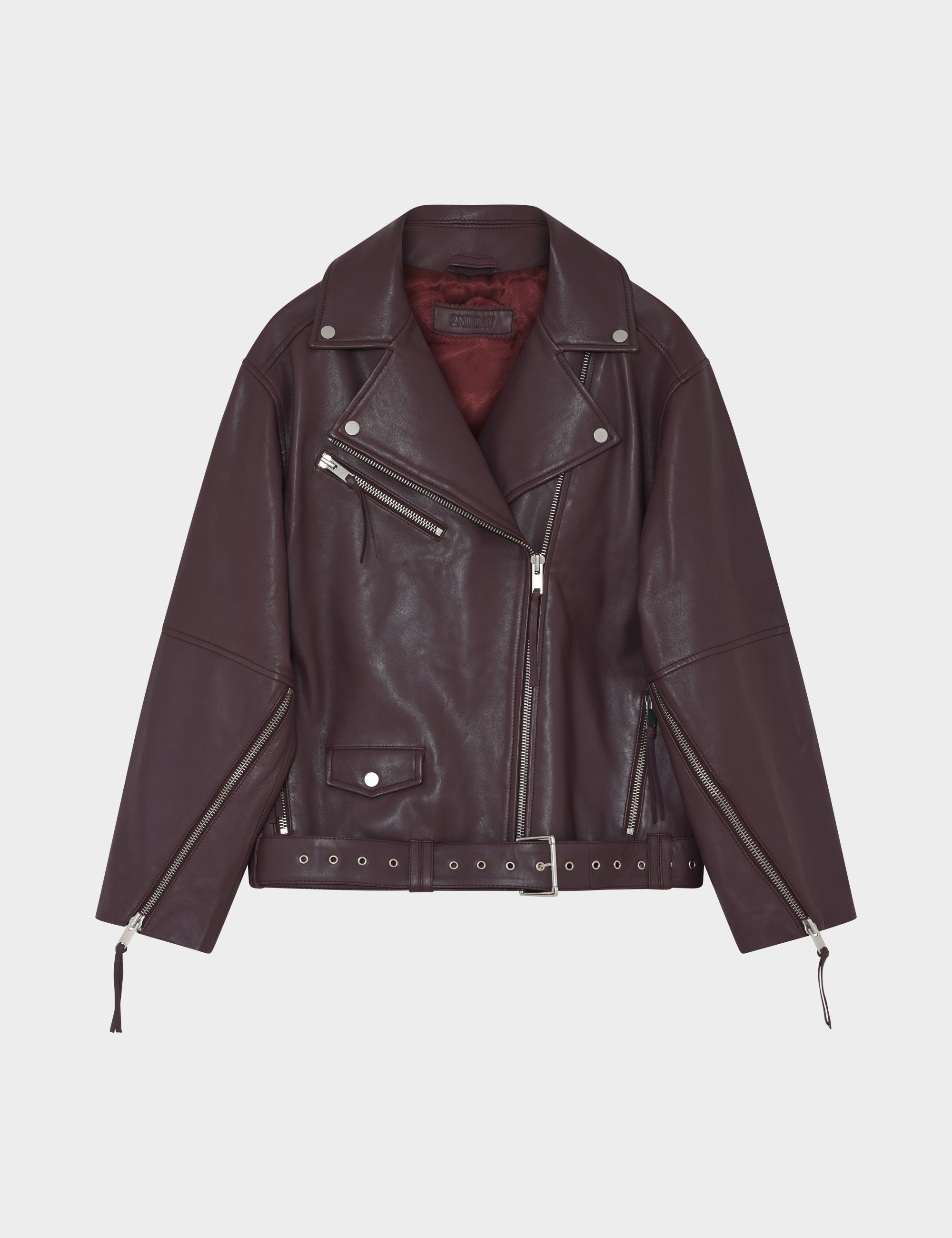 2NDDAY 2ND Lotus - Fine Leather Jackets 09016 Catawba Grape