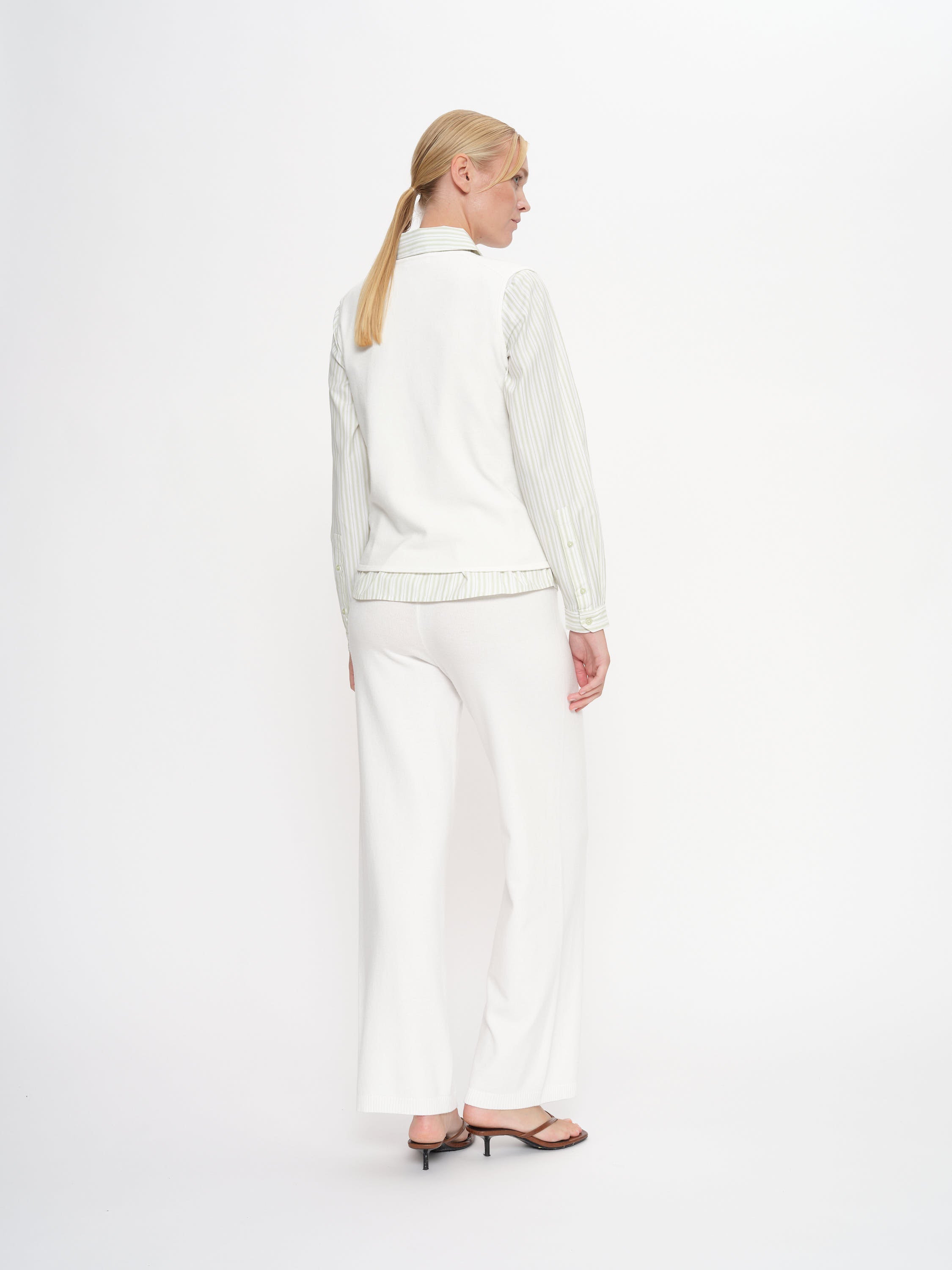 2NDDAY 2ND Martha - Viscose Knit Pants 111001 WHITE ALYSSUM