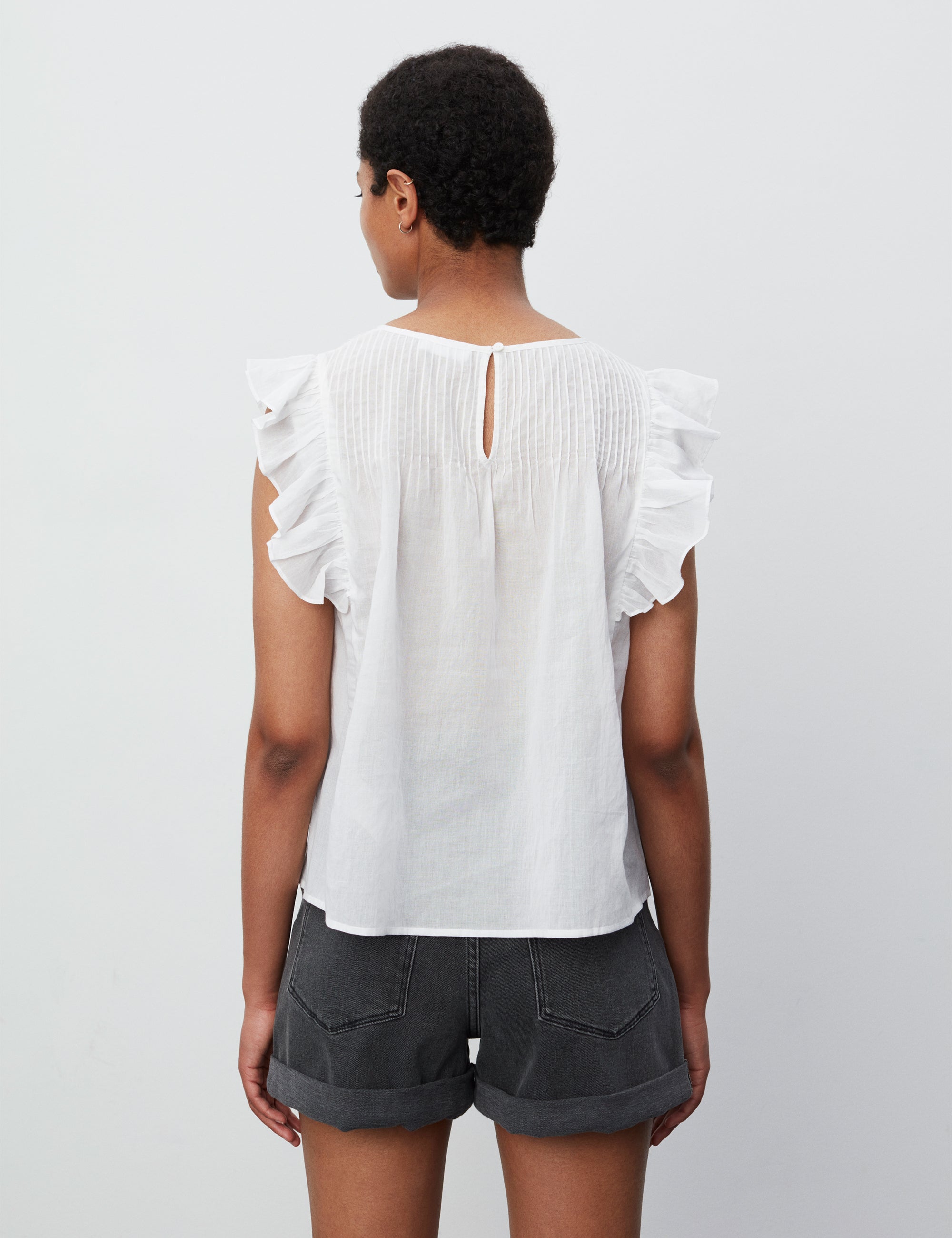 2NDDAY 2ND Martina ThinkTwice Top Tops & T-Shirts 110601 Bright White
