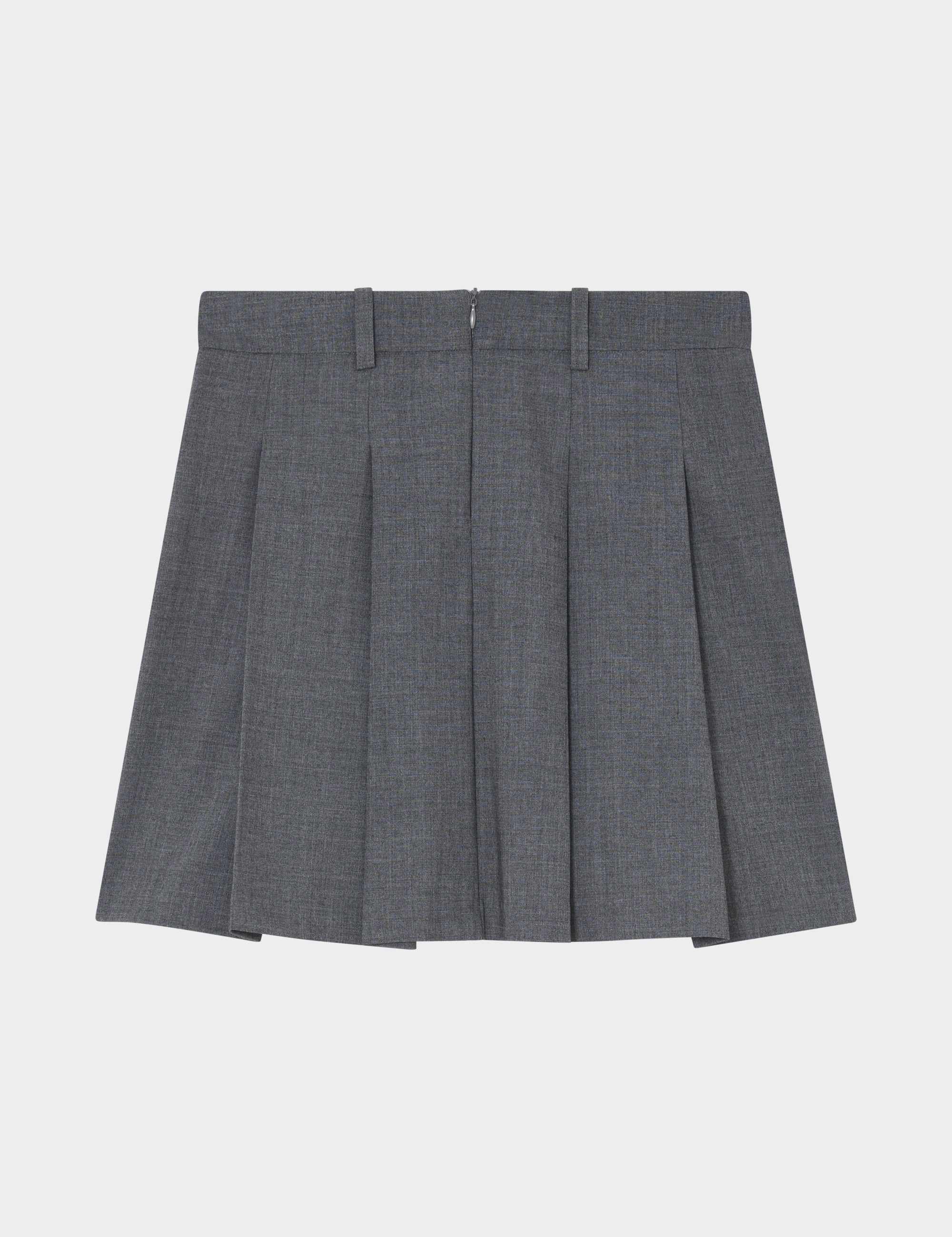 2NDDAY 2ND Matila - Melange Suiting - Nederdel Skirt 420129 Light Grey Melange