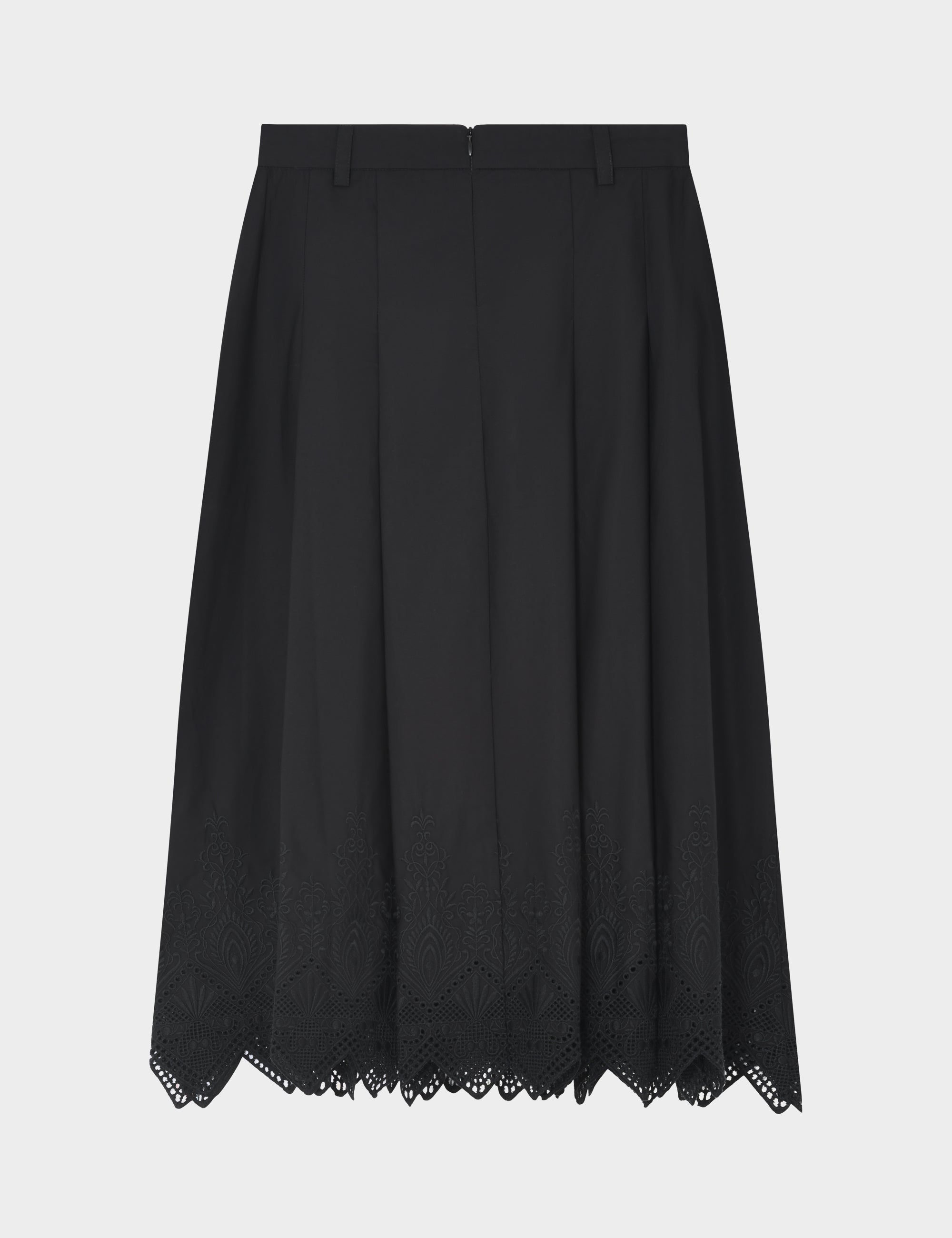 2NDDAY 2ND Matilda - Dreamy Poplin - Nederdel Skirt 190303 Black