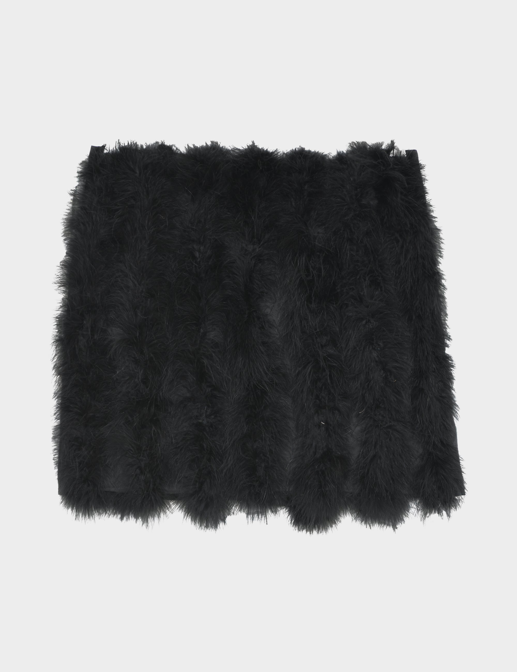 2NDDAY 2ND Mayanne - Heavy Satin Skirt 190303 BLACK