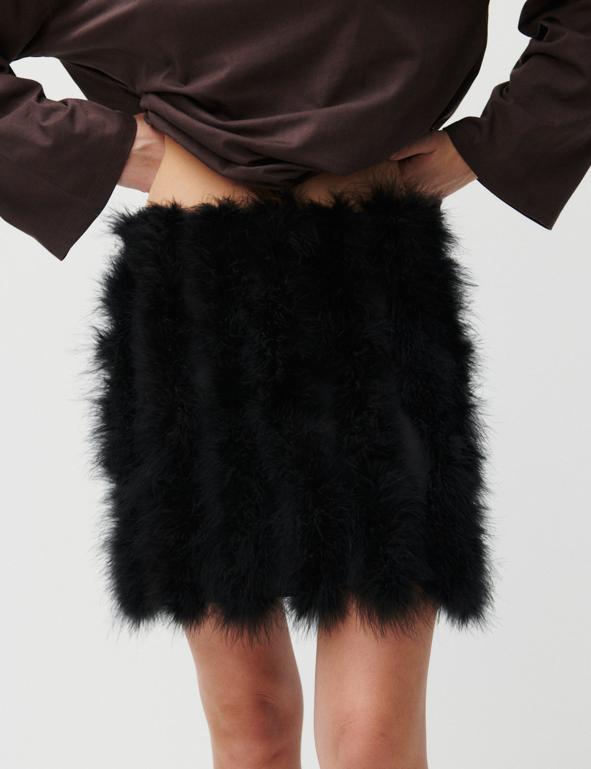 2NDDAY 2ND Mayanne - Heavy Satin - Nederdel Skirt 190303 Black