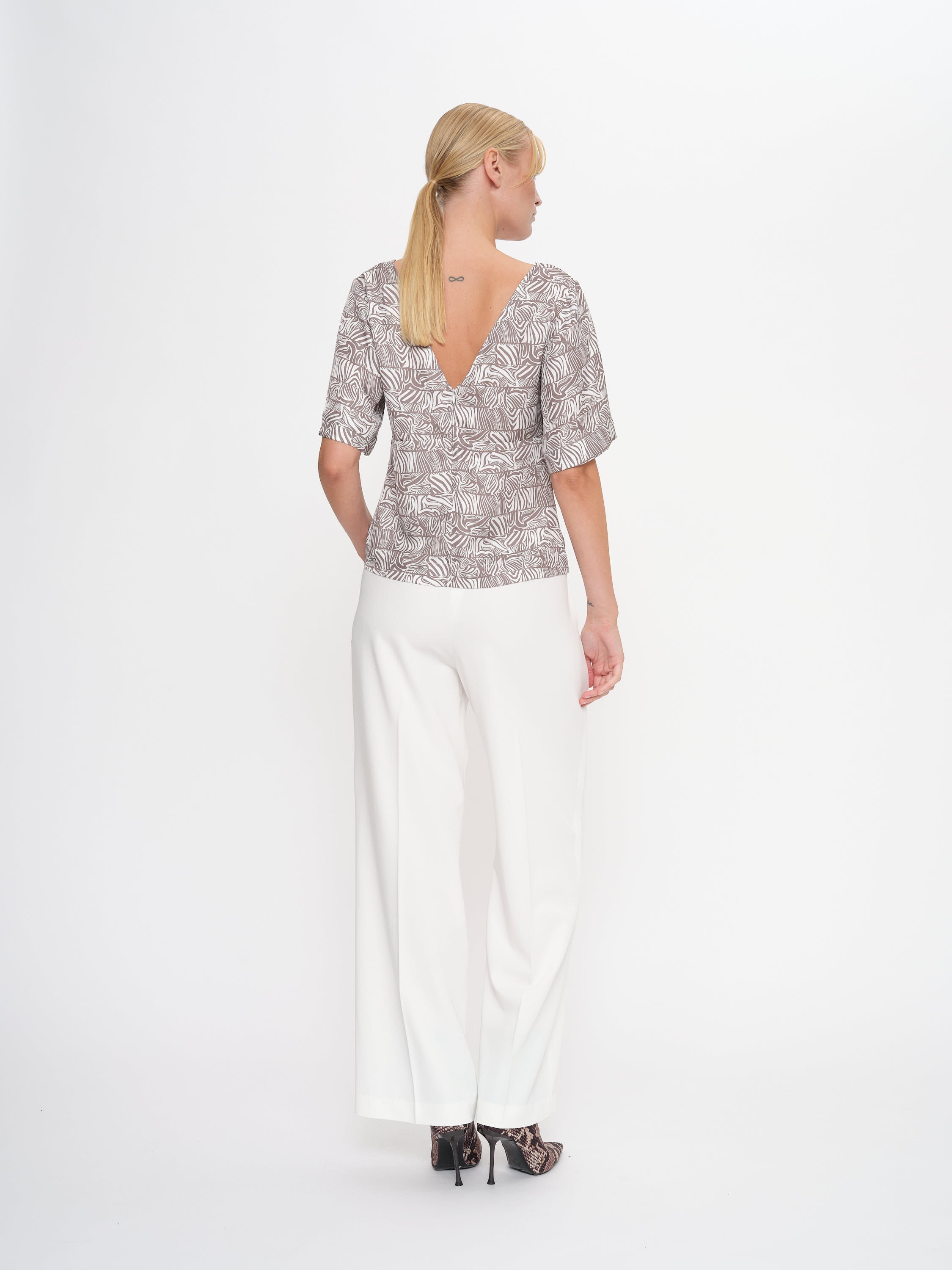 2NDDAY 2ND Mille - Daily Sleek Bukser 111001 WHITE ALYSSUM