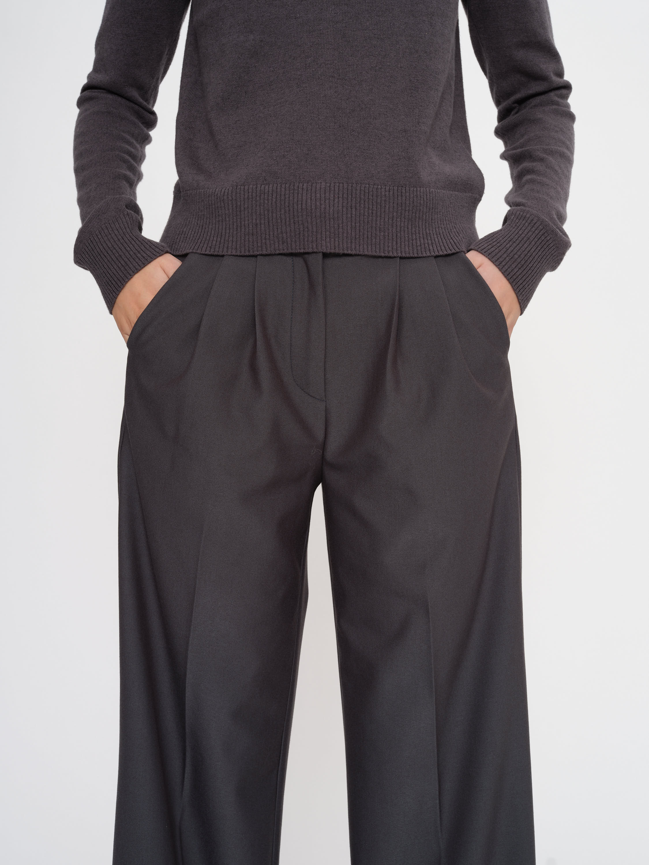 2NDDAY 2ND Mille - Daily Sleek Bukser 190203 Gray Pinstripe