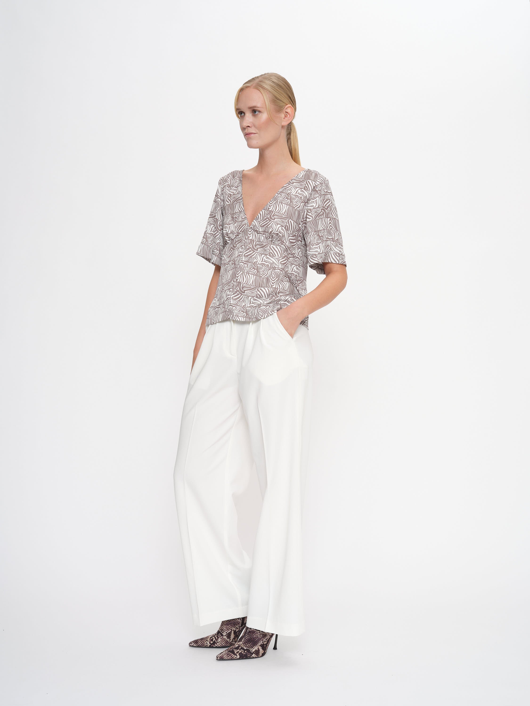 2NDDAY 2ND Mille - Daily Sleek Pants 111001 WHITE ALYSSUM