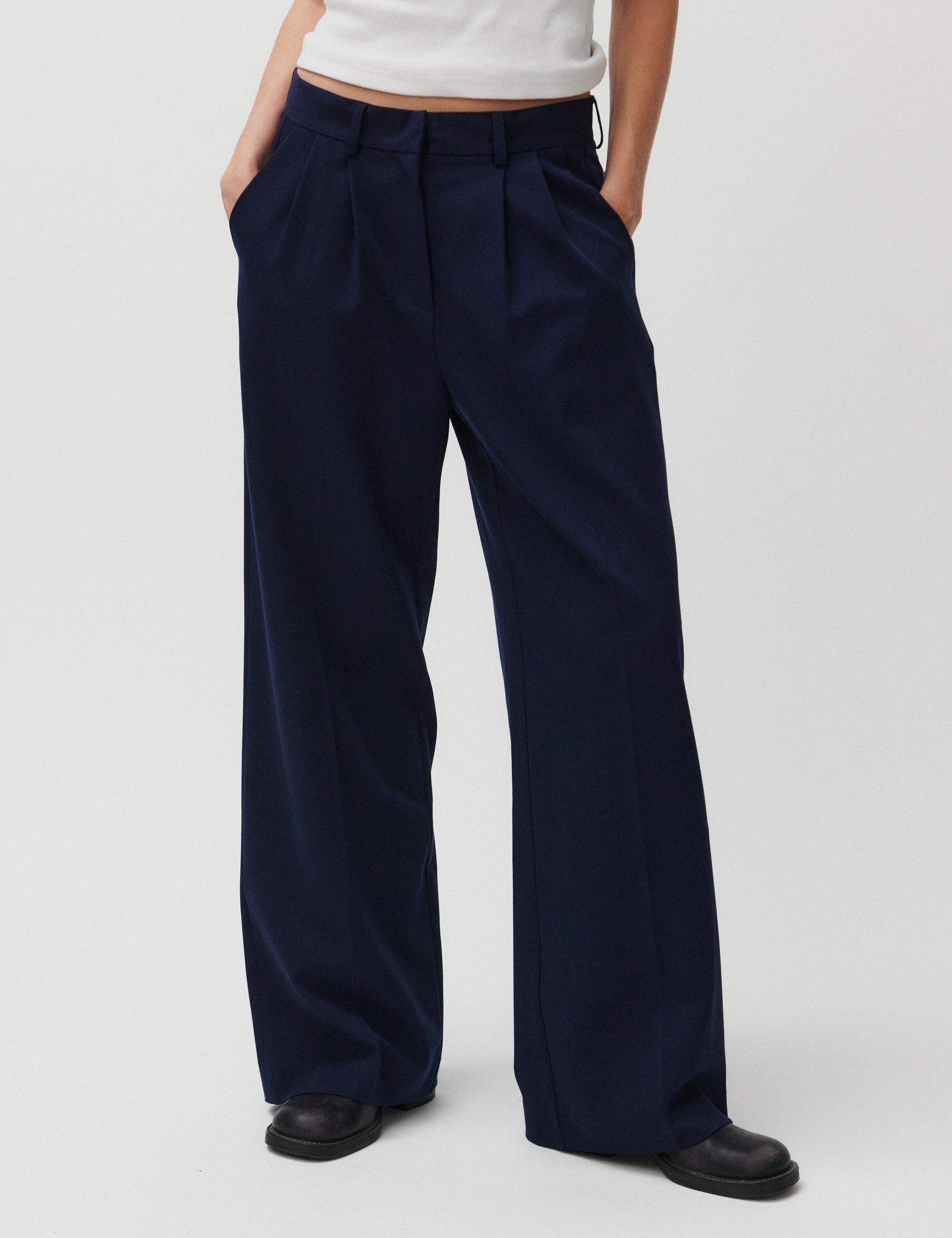 2NDDAY 2ND Mille - Daily Sleek Pants 04004 Navy Blazer