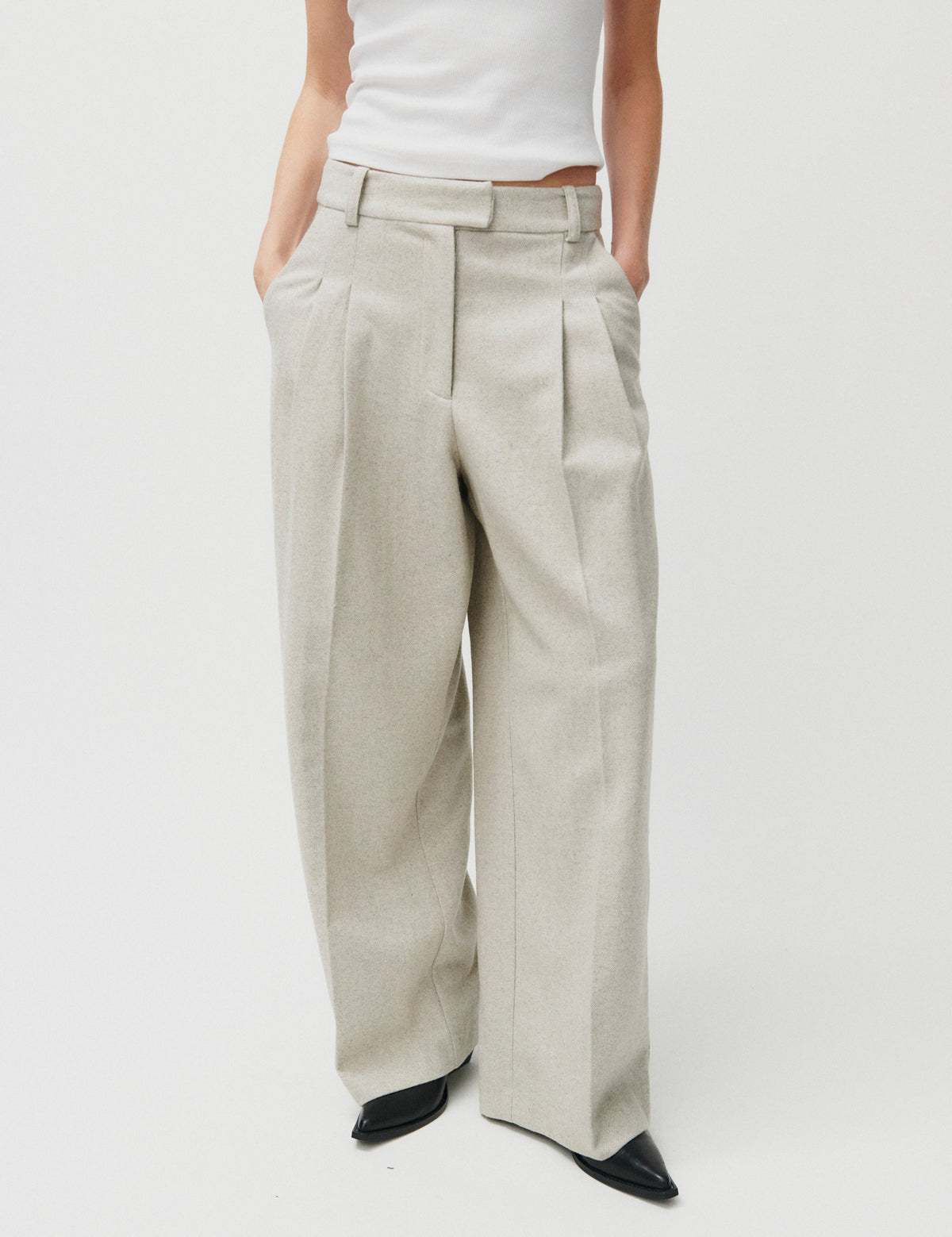 2NDDAY 2ND Mylos - Herringbone Suiting - Bukser Bukser 161305 String