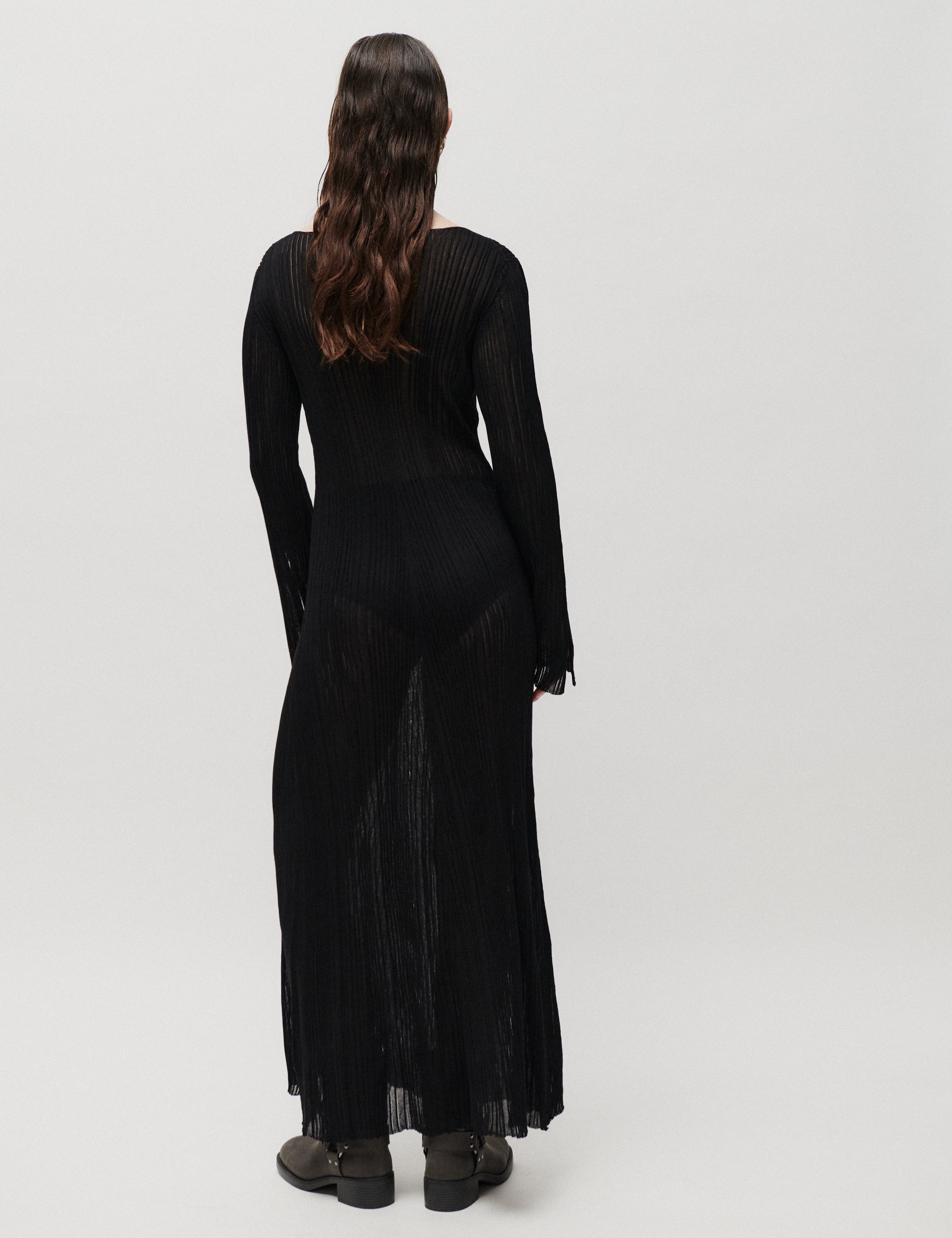 2NDDAY 2ND Oro - Firm Shine Knit - Kjole Kjole 190303 Black
