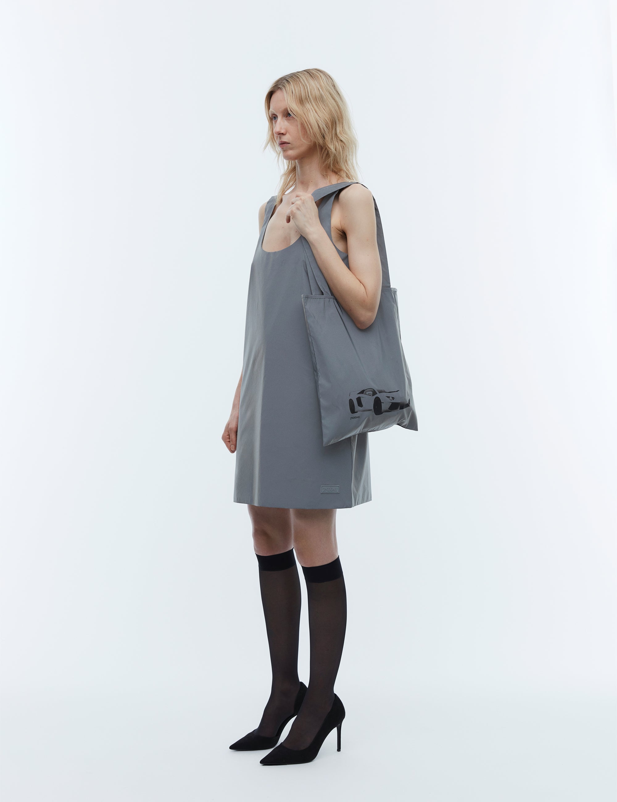 2NDDAY 2ND Petty - Reflective Dress 420124 Reflective Grey