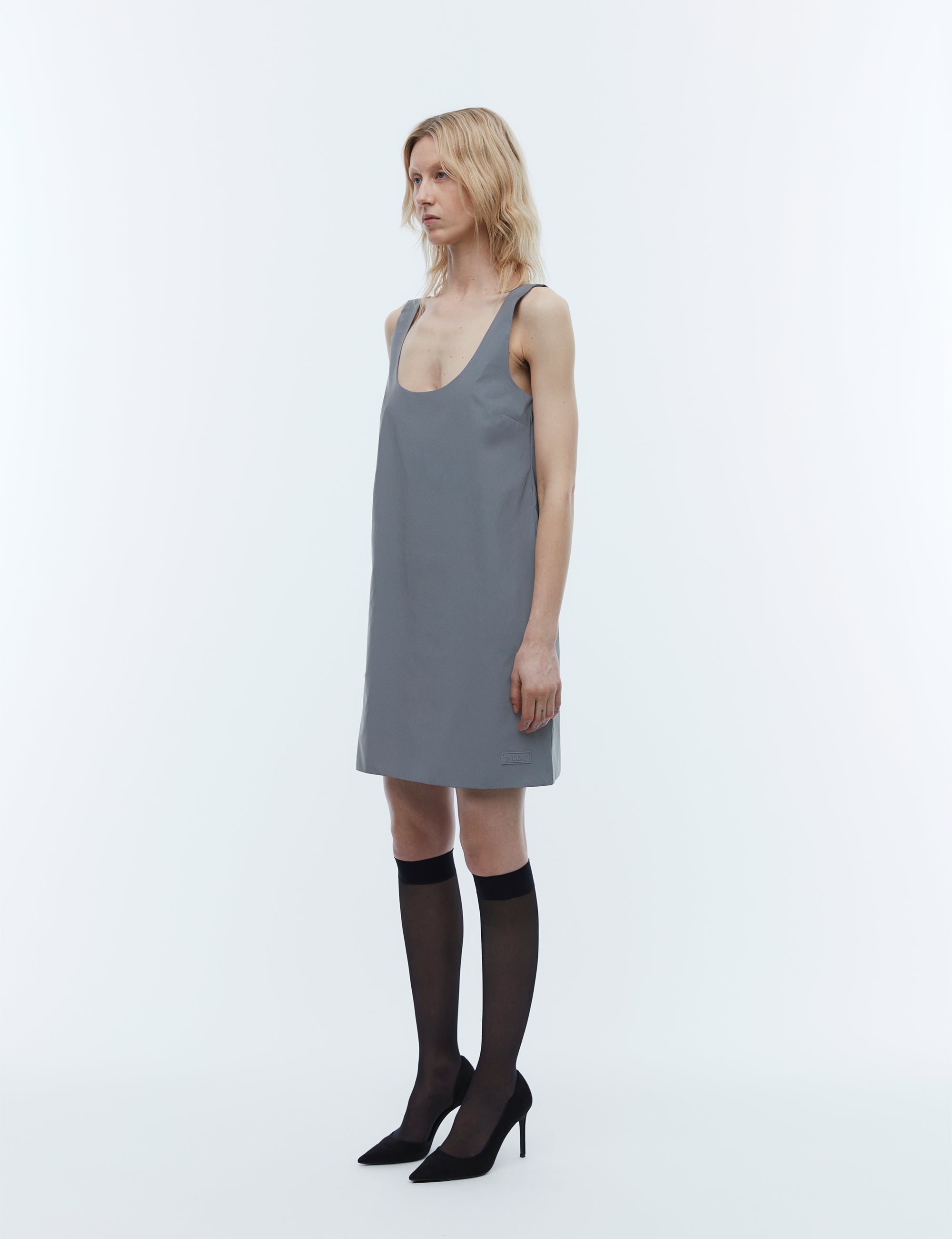 2NDDAY 2ND Petty - Reflective Dress 420124 Reflective Grey