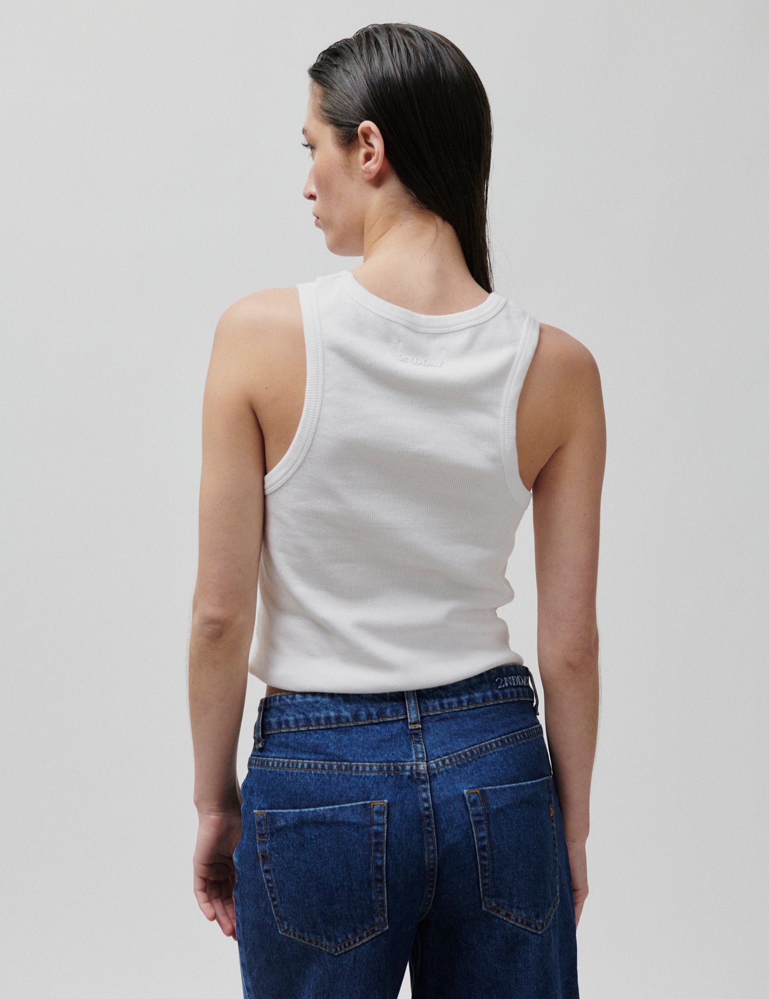 2NDDAY 2ND Purity TT - Daily Cotton Rib Tops & T-Shirts 114001 Brilliant White