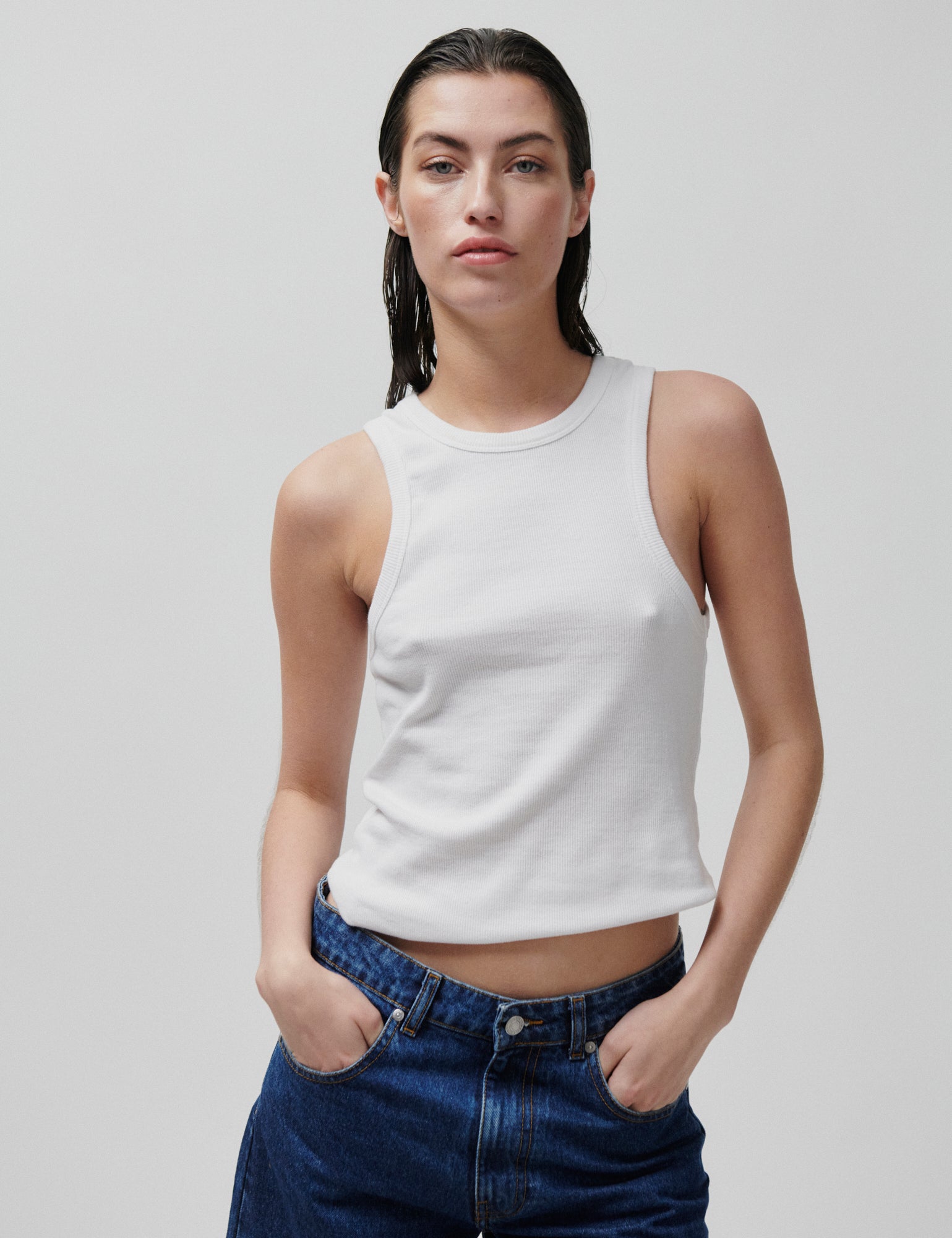 2NDDAY 2ND Purity TT - Daily Cotton Rib Tops & T-Shirts 114001 Brilliant White