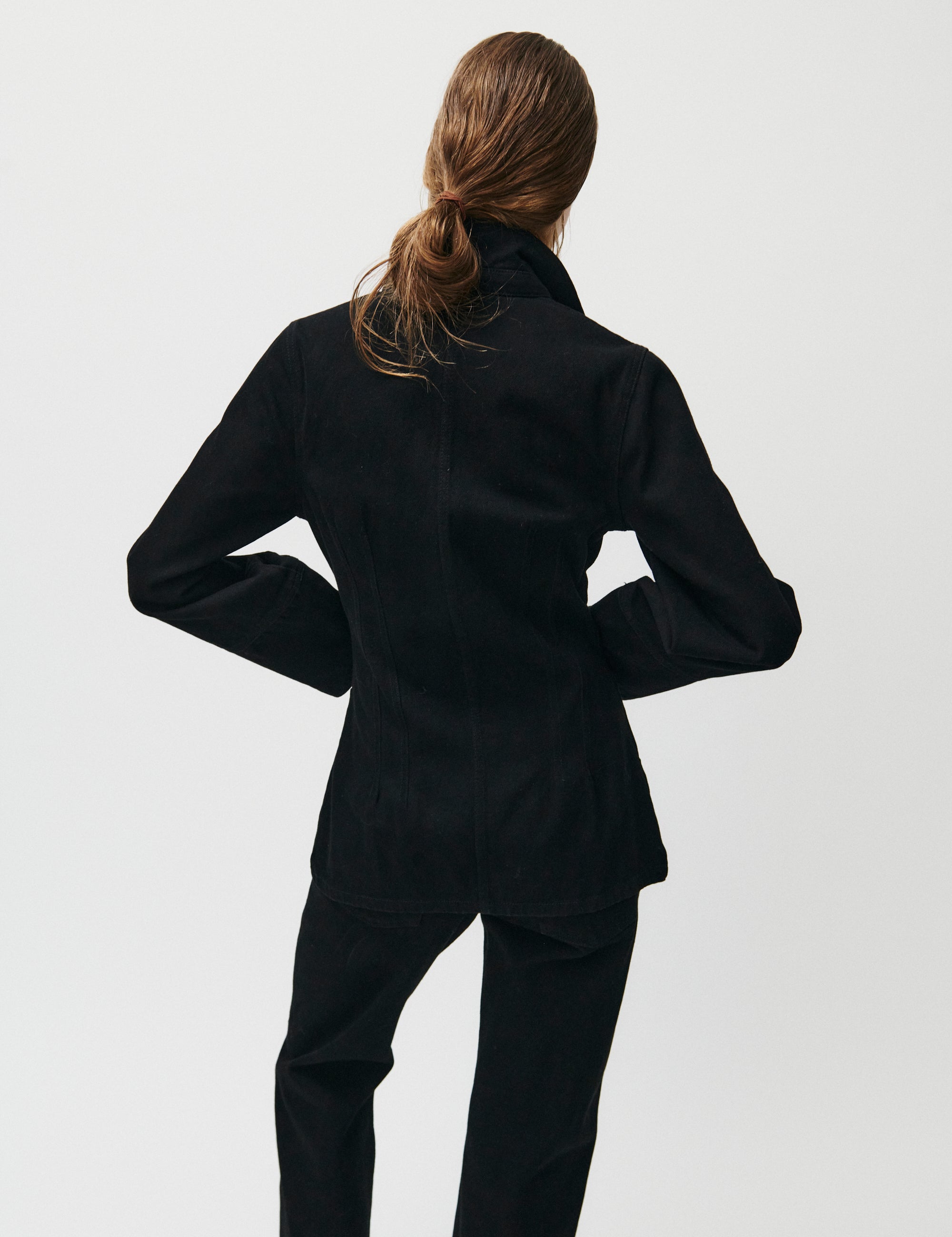 2NDDAY 2ND Rodine - Black wash Denim Jakke D003 Un Black Denim