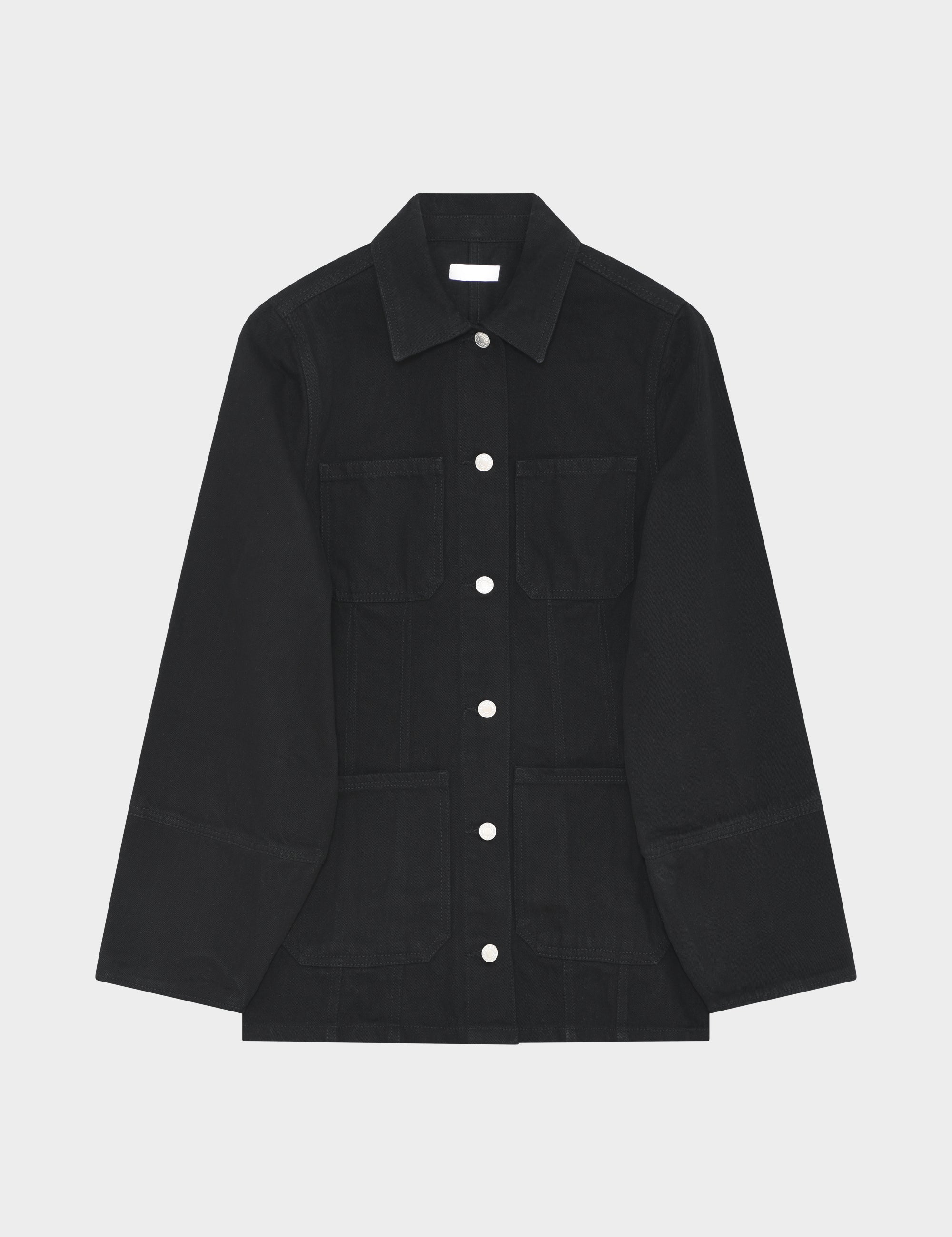 2NDDAY 2ND Rodine - Black wash Denim Jakke D003 Un Black Denim