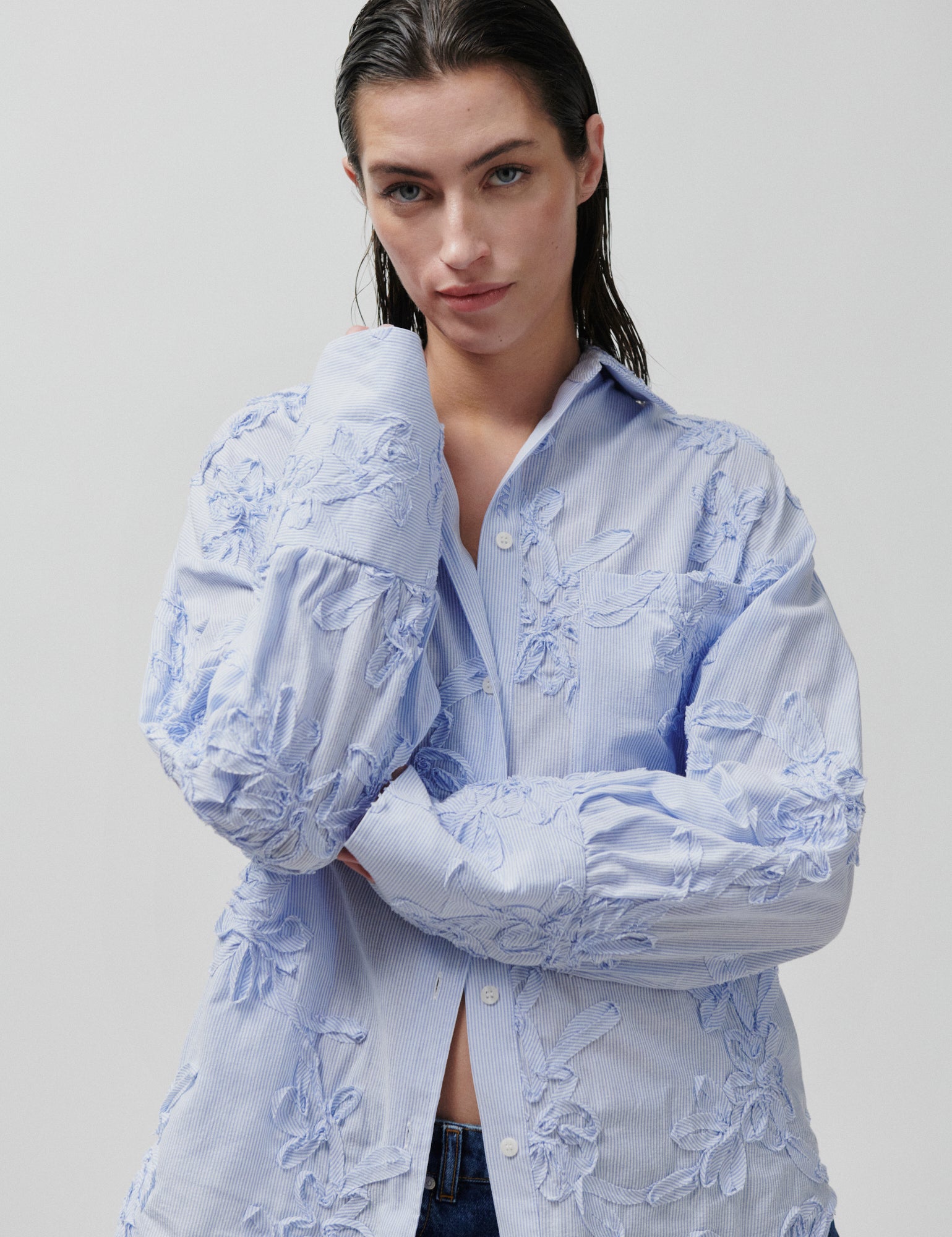 2NDDAY 2ND Rumis - Crisp Summer Shirting Shirts & Blouses 153919 Serenity