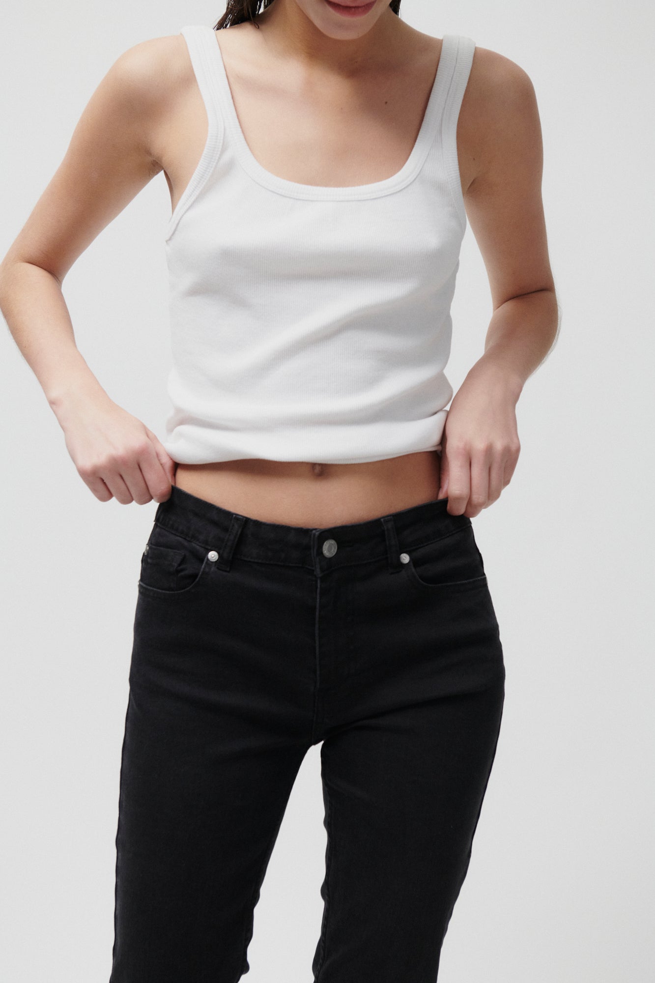 2NDDAY 2ND Samantha - Stretch Delight Jeans D003 Un Black Denim