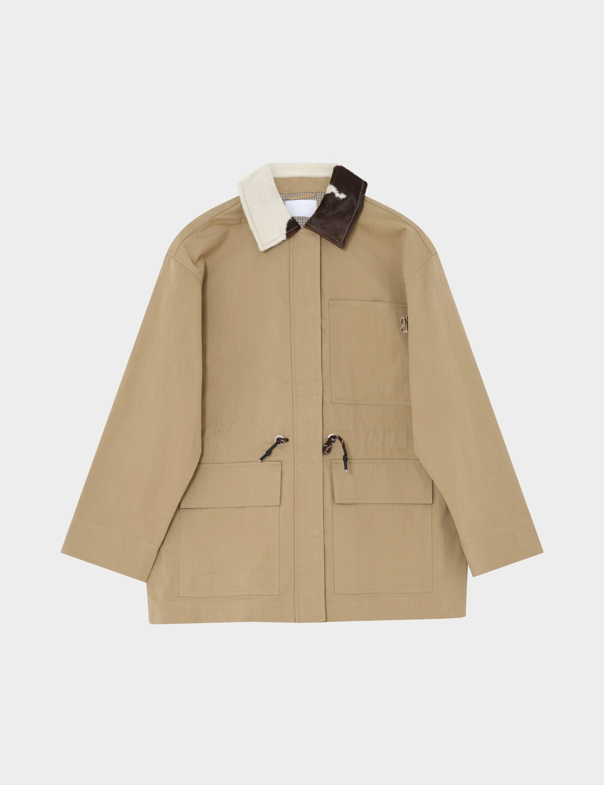 2NDDAY 2ND Spencer - Firm Cotton - Jakke Jakke 181022 ERMINE