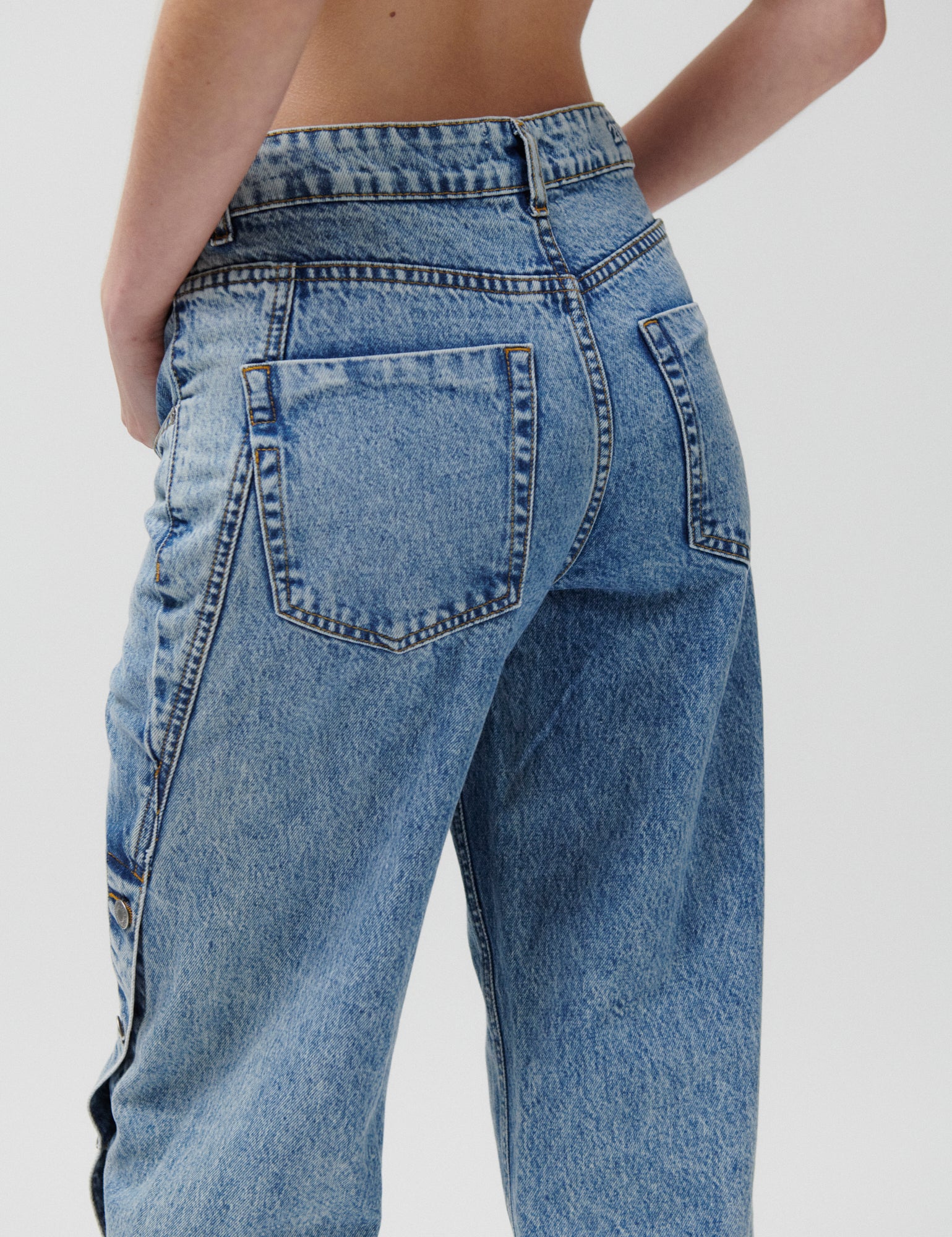 2NDDAY 2ND Tyler - Summer Blue Denim Jeans D019 Mid Blue