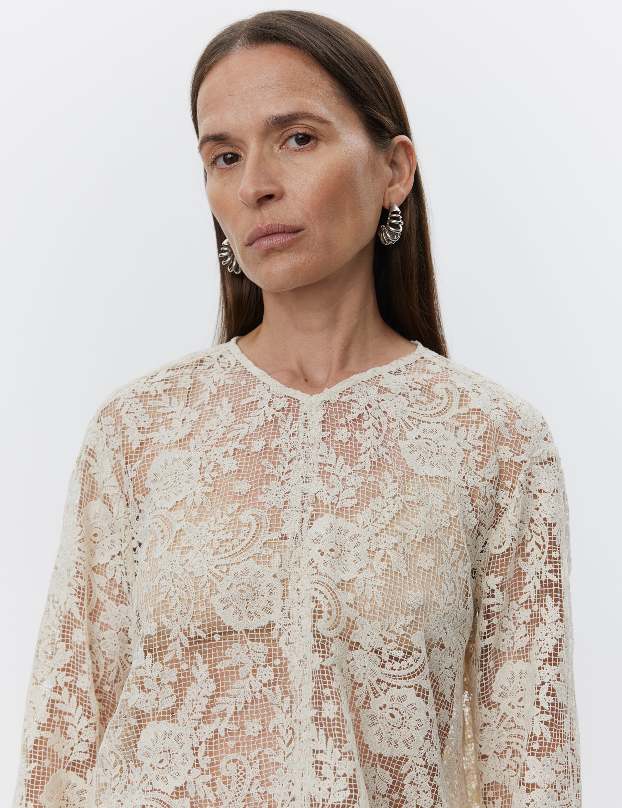 DAY Birger ét Mikkelsen Aaliyah - Spring Crochet Shirts & Blouses 120110 Pistachio Shell