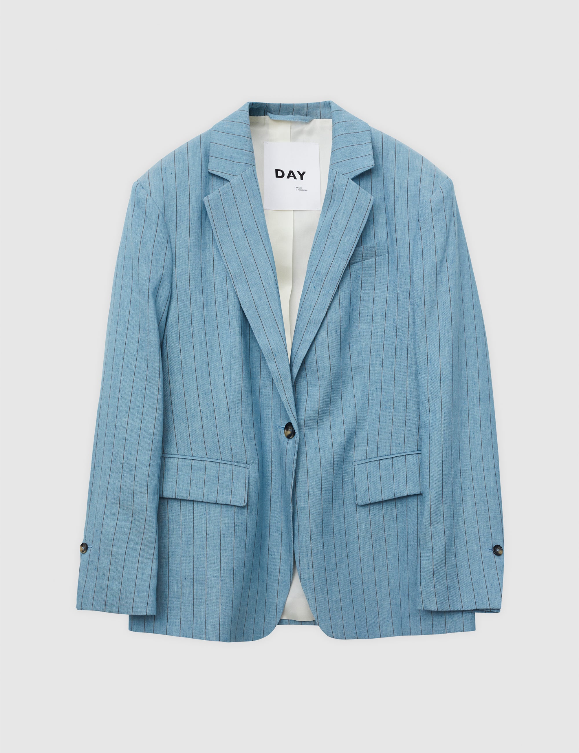 DAY Birger ét Mikkelsen Allen - Summer Pinstripe Blazer 154030 LIGHT SKY