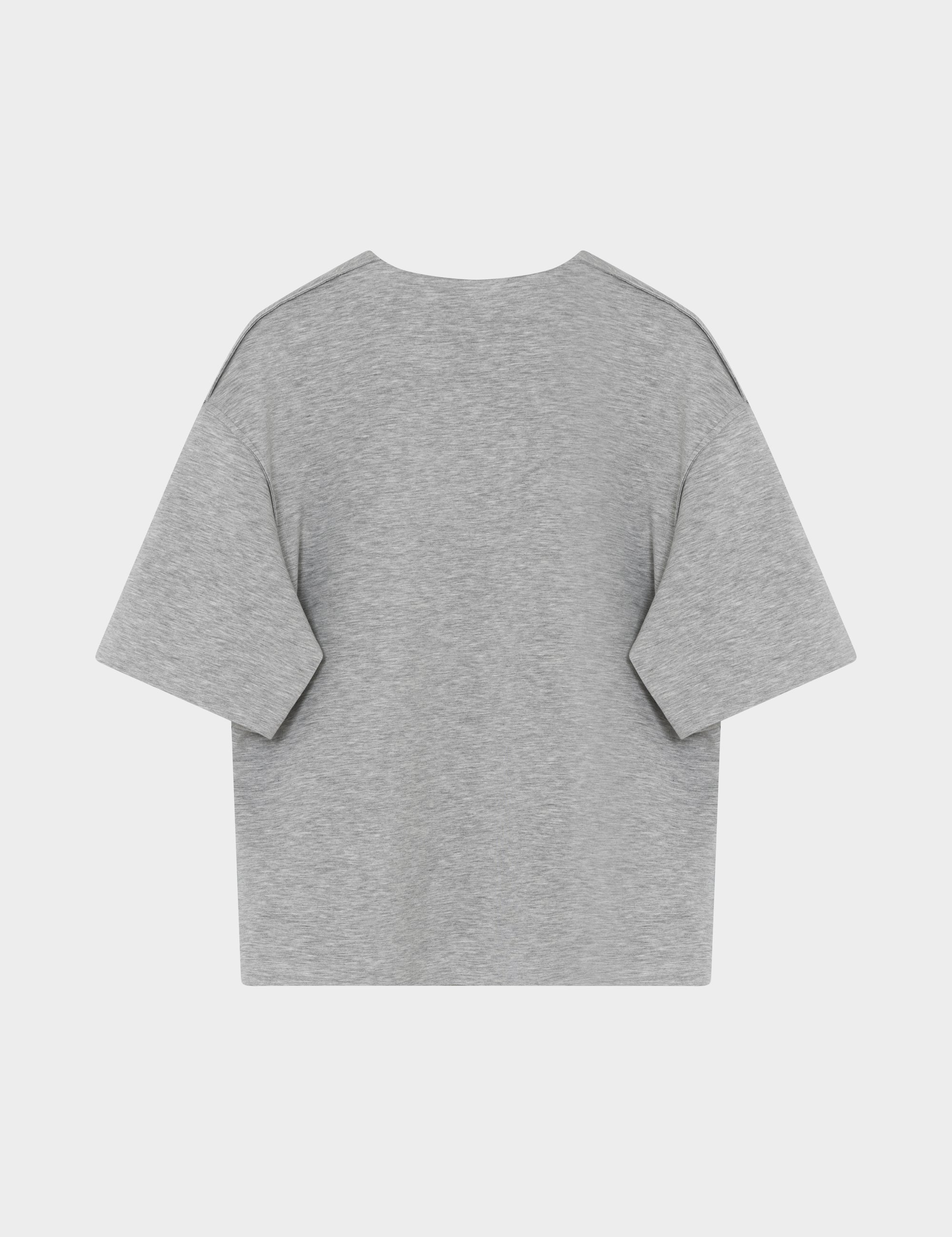 DAY Birger ét Mikkelsen Amalie - Scuba Tops & T-Shirts 500036 LIGHT GREY MELANGE