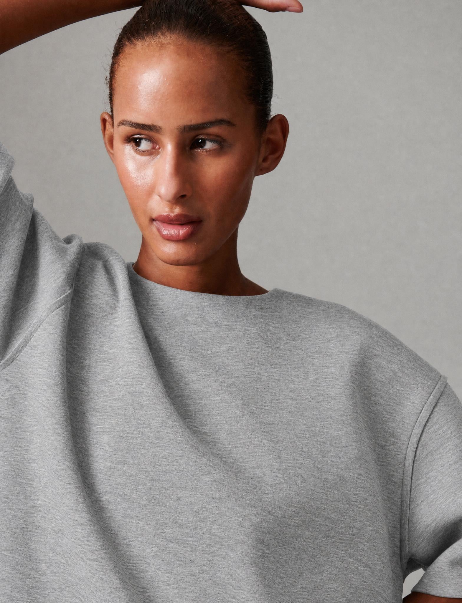 DAY Birger ét Mikkelsen Amalie - Scuba - Top Top 500036 Light Grey Melange