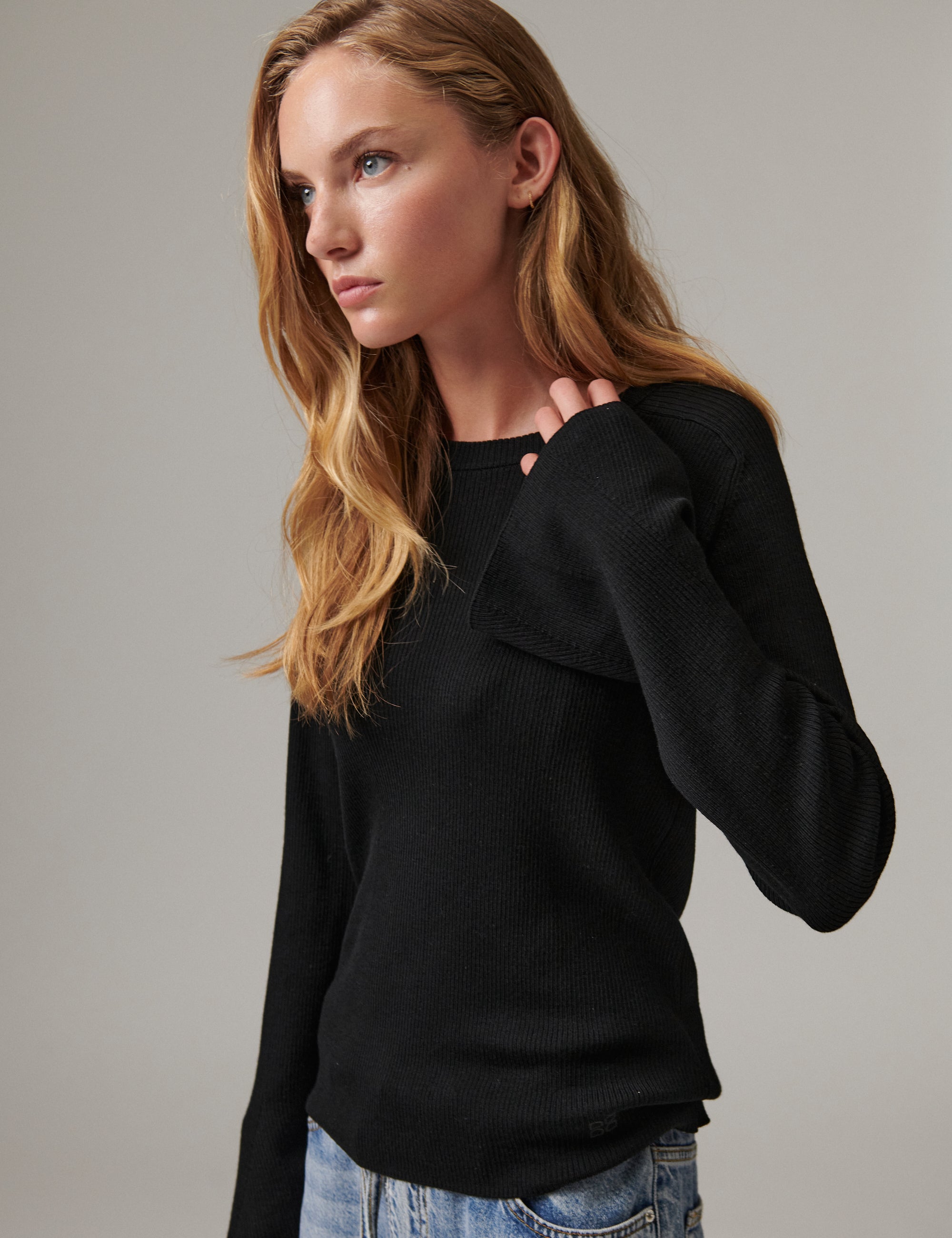 DAY Birger ét Mikkelsen Anabelle Rib - Daily Elements - Pullover Sweater 190303 Black