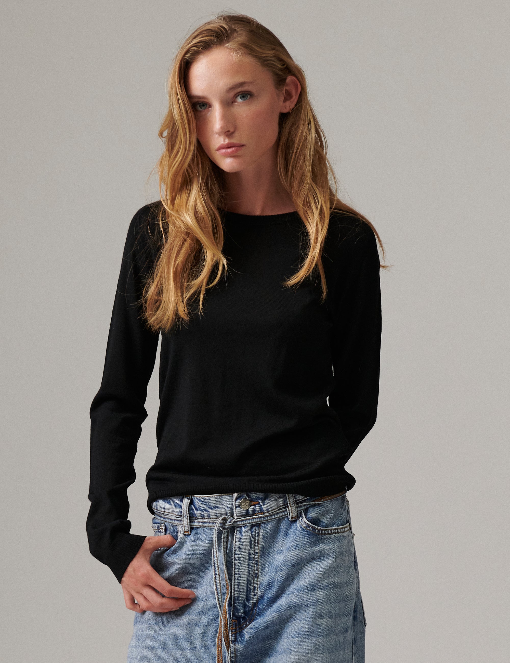 DAY Birger ét Mikkelsen Annabelle - Daily Elements - Pullover Sweater 190303 Black
