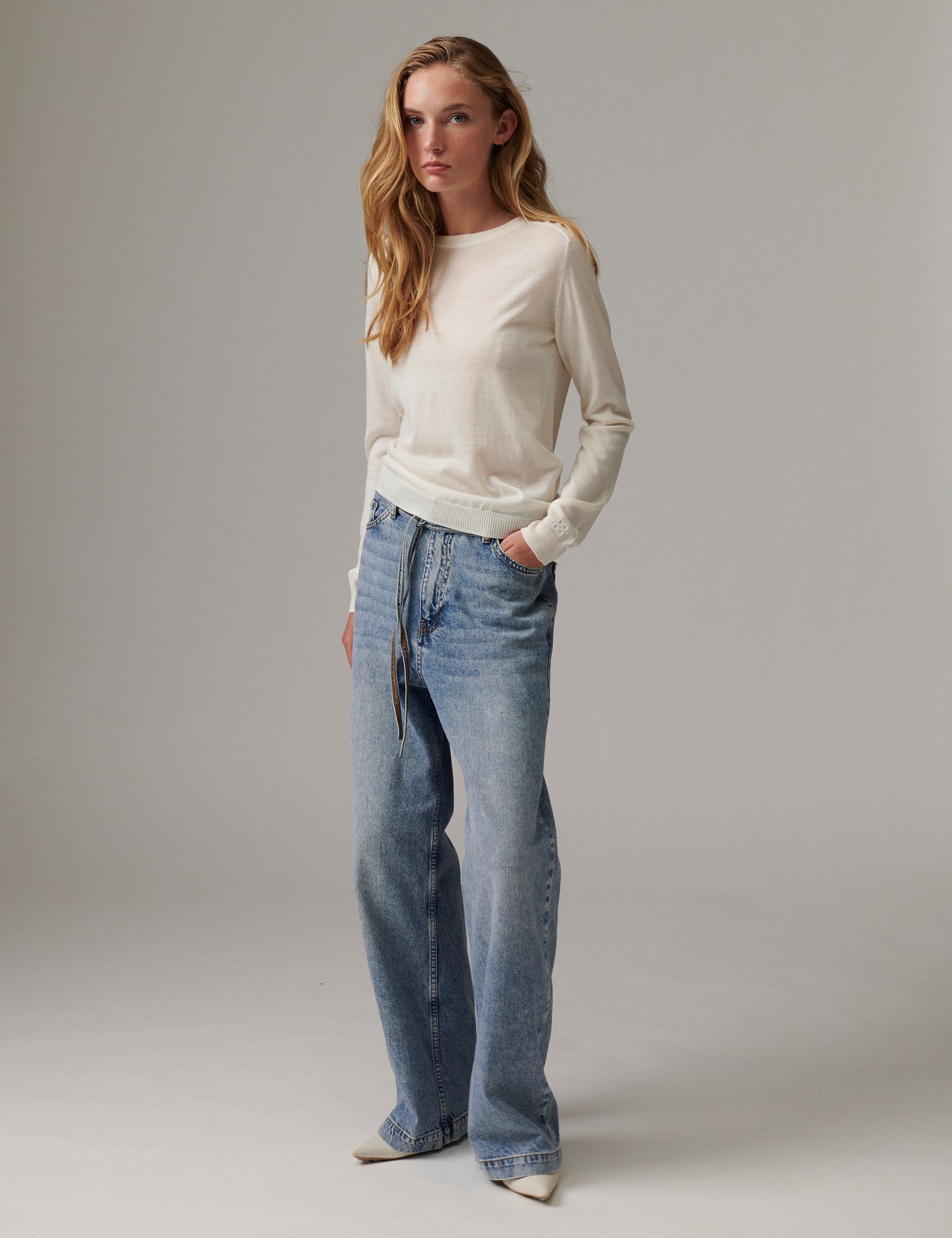 DAY Birger ét Mikkelsen Annabelle - Daily Elements - Pullover Sweater 110605 Jet Stream