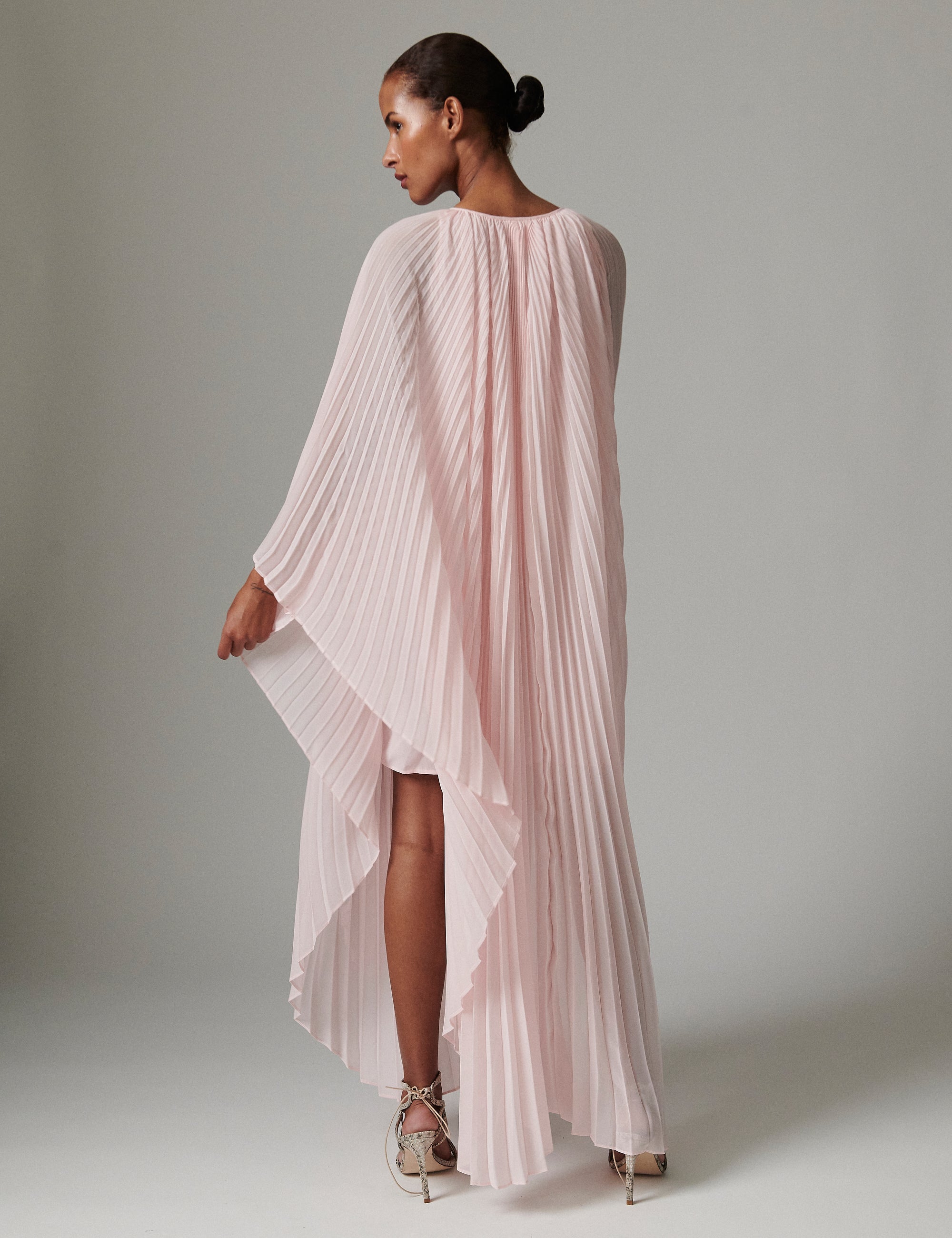 DAY Birger ét Mikkelsen Arin - Chiffon Fringe Kjole 112511 SHRINKING VIOLET