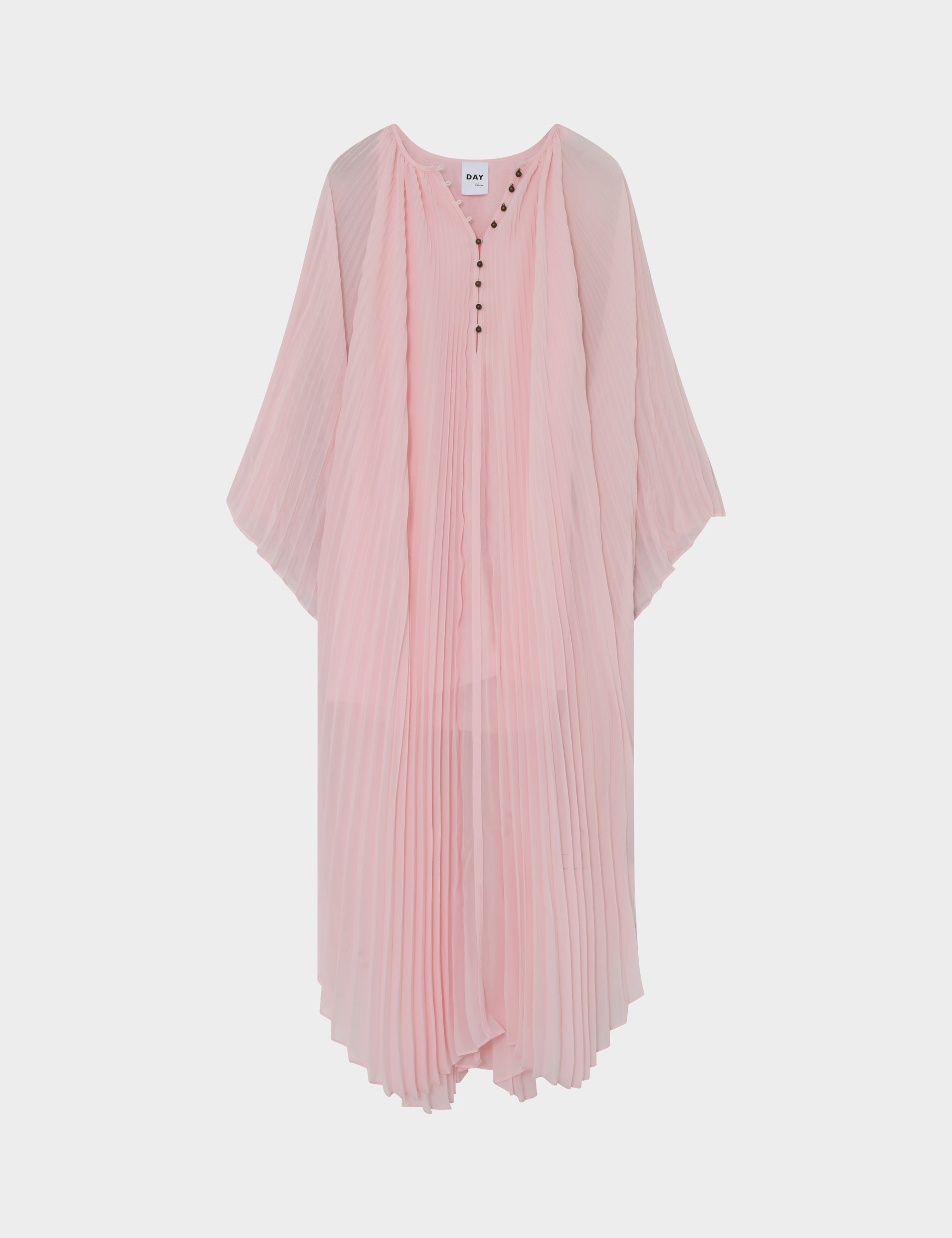 DAY Birger ét Mikkelsen Arin - Chiffon Fringe Kjole 112511 SHRINKING VIOLET