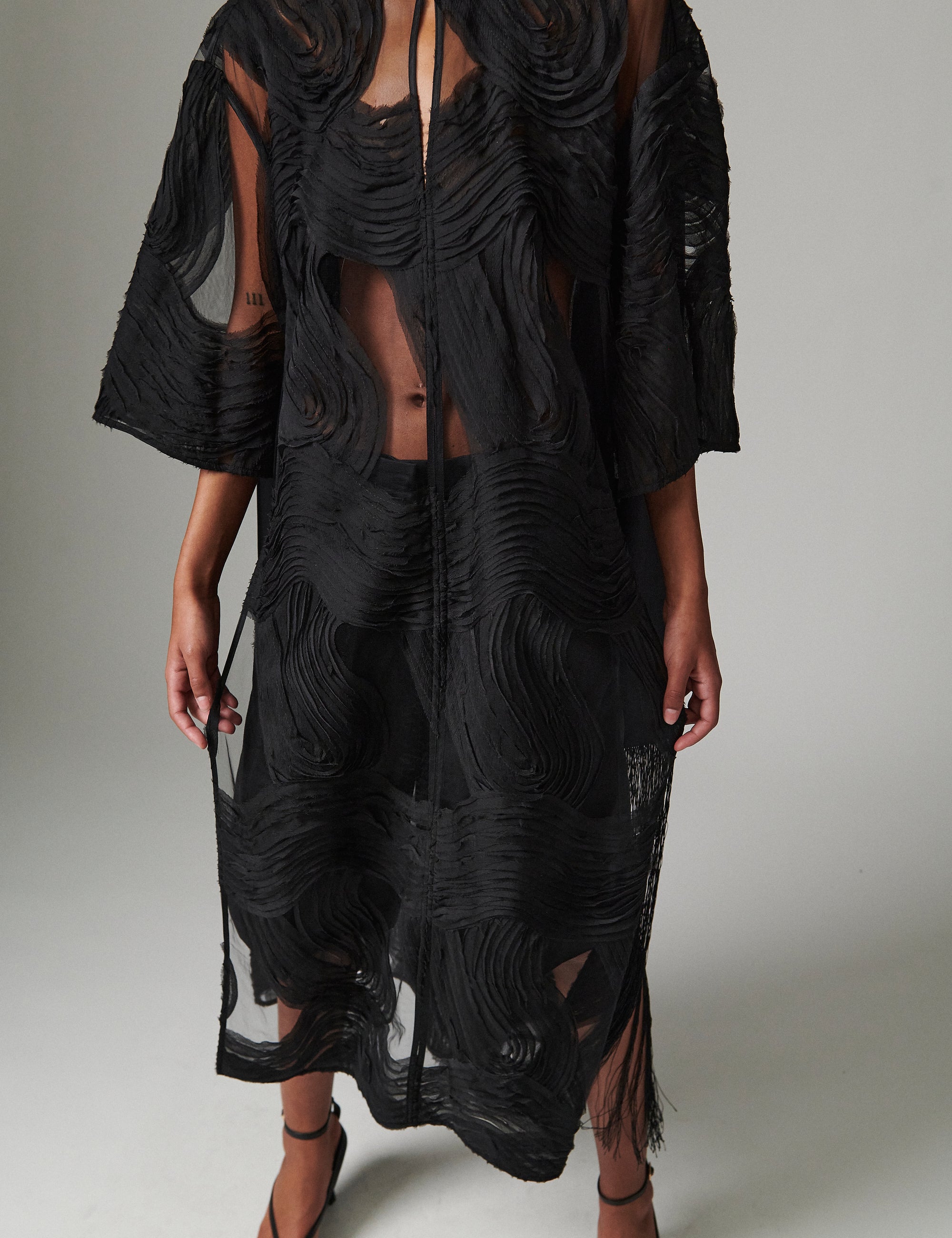 DAY Birger ét Mikkelsen Aruna - Crochet Lacy Kjole 190303 Black